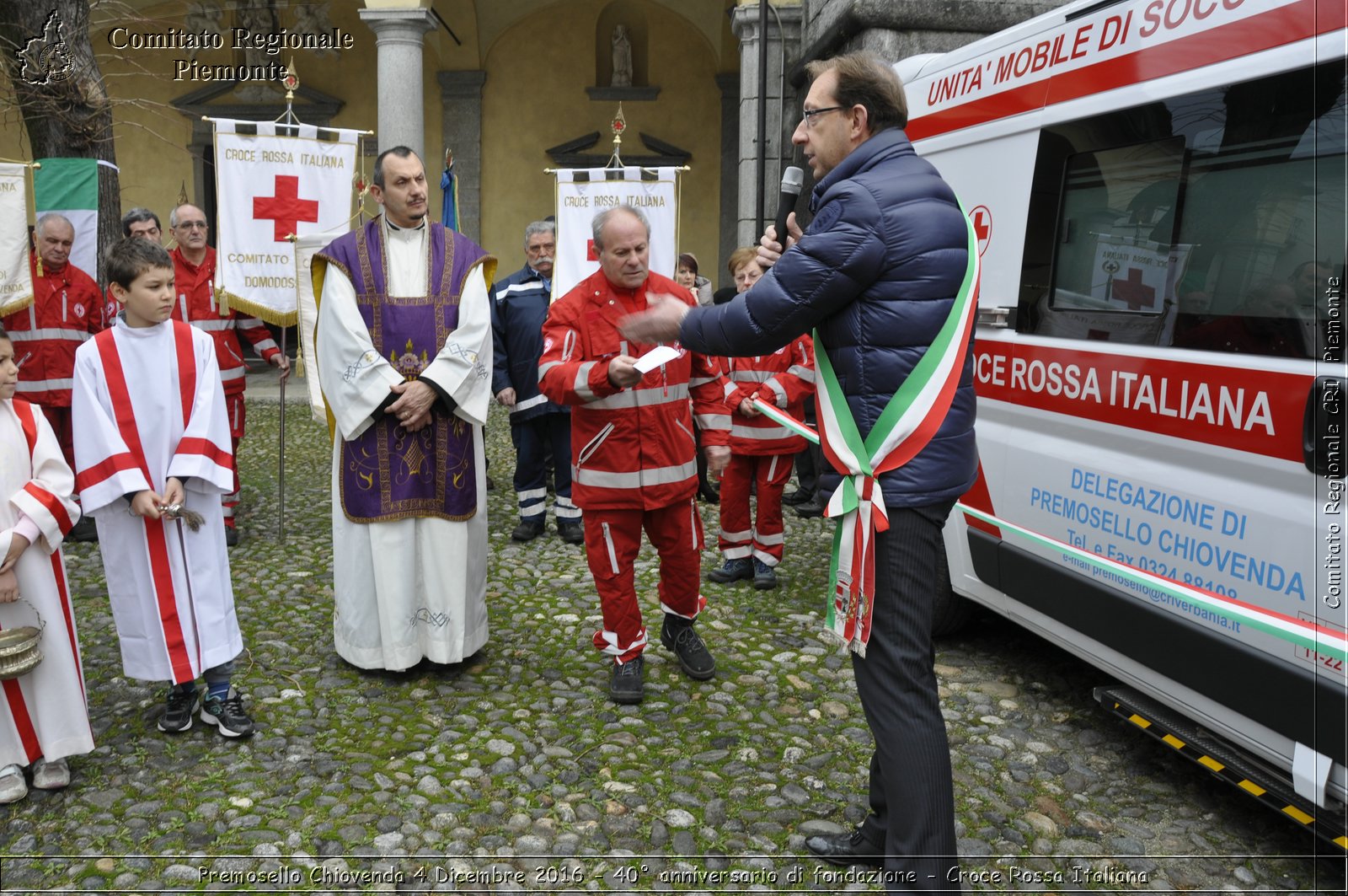 Premosello Chiovenda 4 Dicembre 2016 - 40 anniversario di fondazione - Croce Rossa Italiana- Comitato Regionale del Piemonte