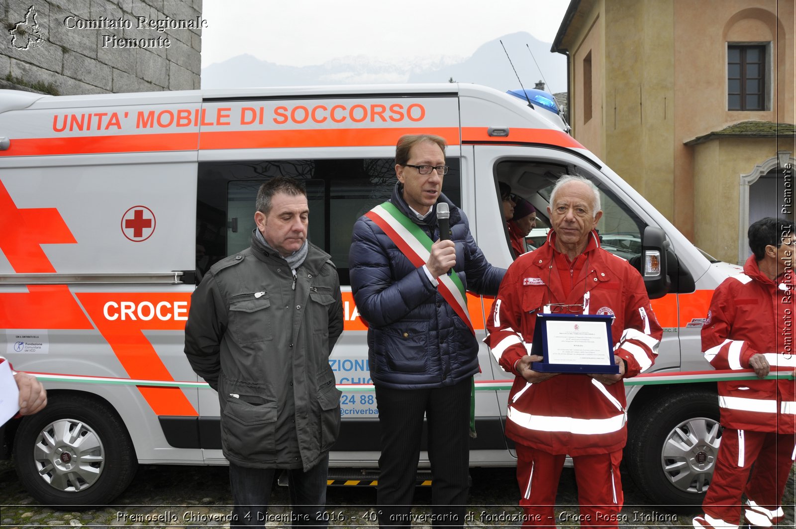 Premosello Chiovenda 4 Dicembre 2016 - 40 anniversario di fondazione - Croce Rossa Italiana- Comitato Regionale del Piemonte