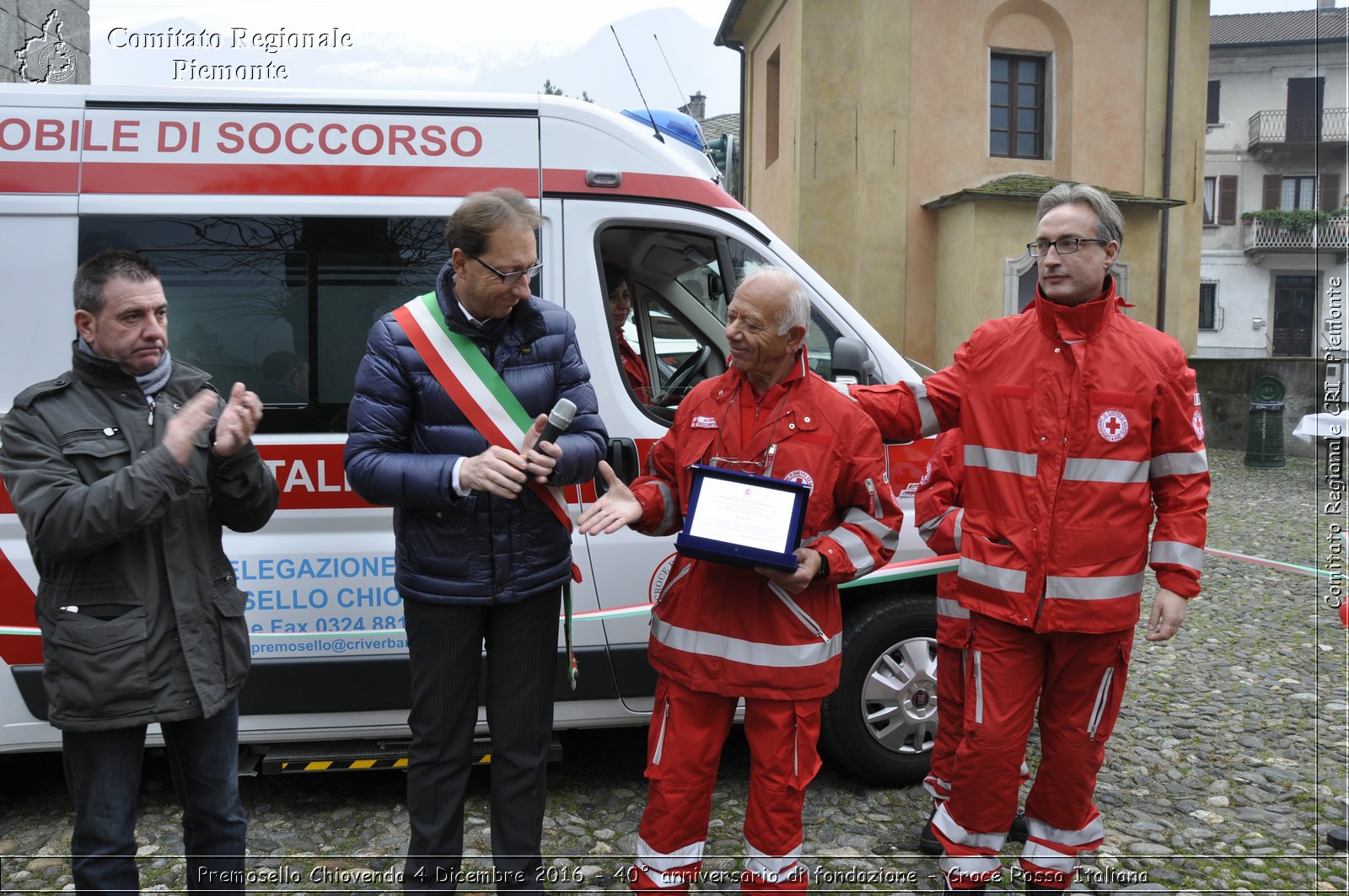 Premosello Chiovenda 4 Dicembre 2016 - 40 anniversario di fondazione - Croce Rossa Italiana- Comitato Regionale del Piemonte