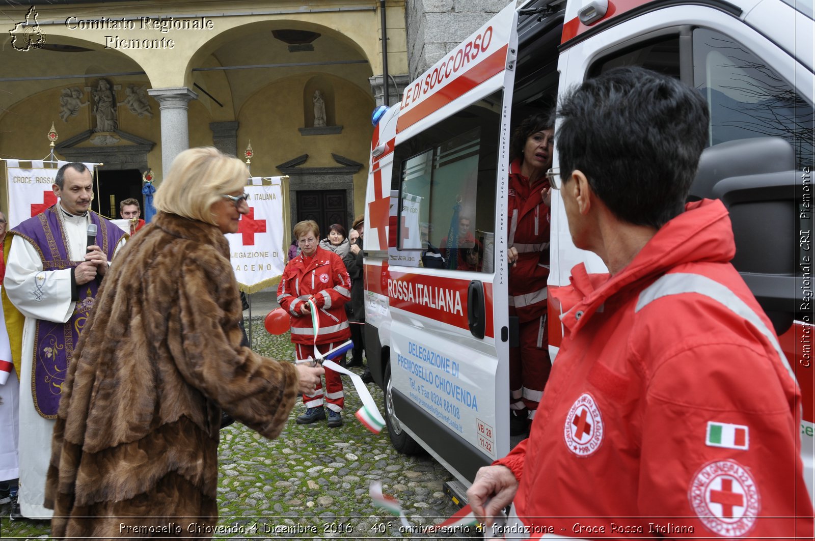 Premosello Chiovenda 4 Dicembre 2016 - 40 anniversario di fondazione - Croce Rossa Italiana- Comitato Regionale del Piemonte