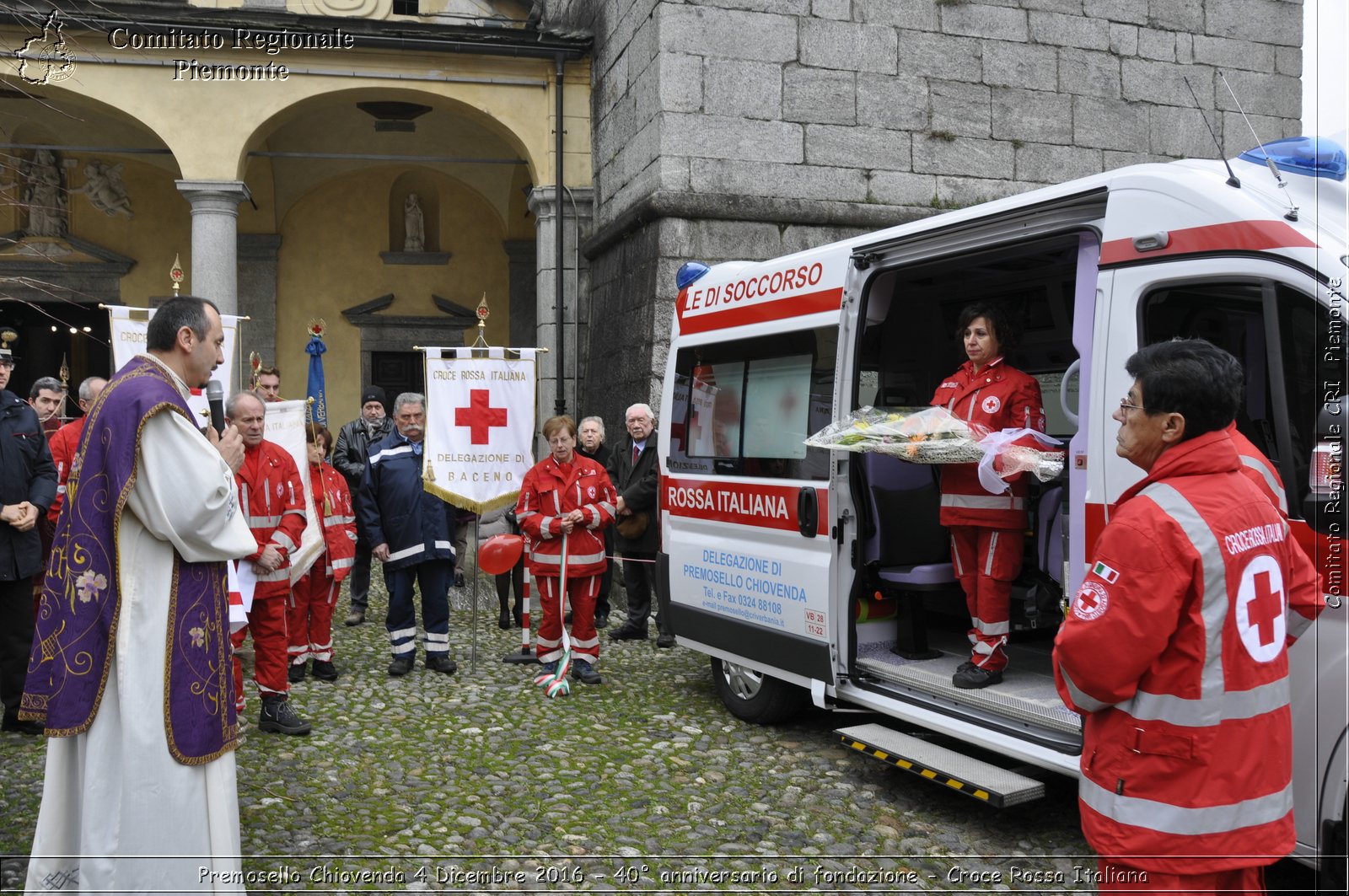 Premosello Chiovenda 4 Dicembre 2016 - 40 anniversario di fondazione - Croce Rossa Italiana- Comitato Regionale del Piemonte