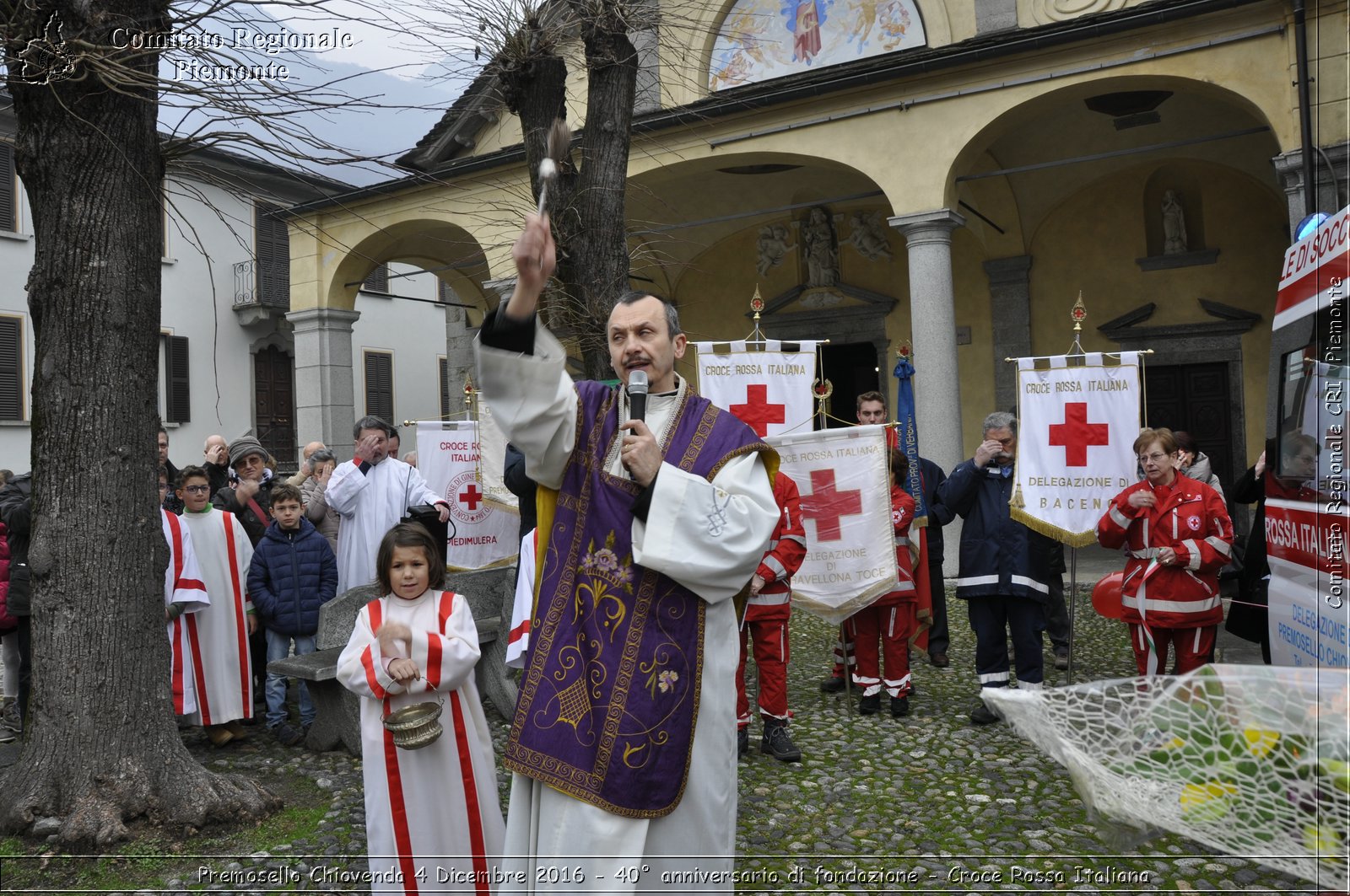 Premosello Chiovenda 4 Dicembre 2016 - 40 anniversario di fondazione - Croce Rossa Italiana- Comitato Regionale del Piemonte