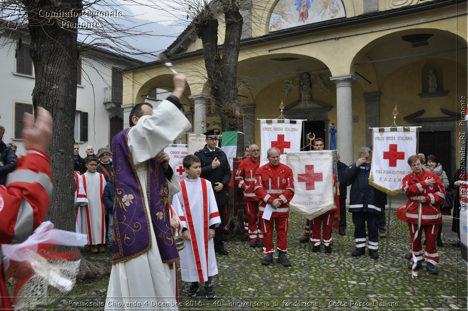 Premosello Chiovenda 4 Dicembre 2016 - 40 anniversario di fondazione - Croce Rossa Italiana- Comitato Regionale del Piemonte