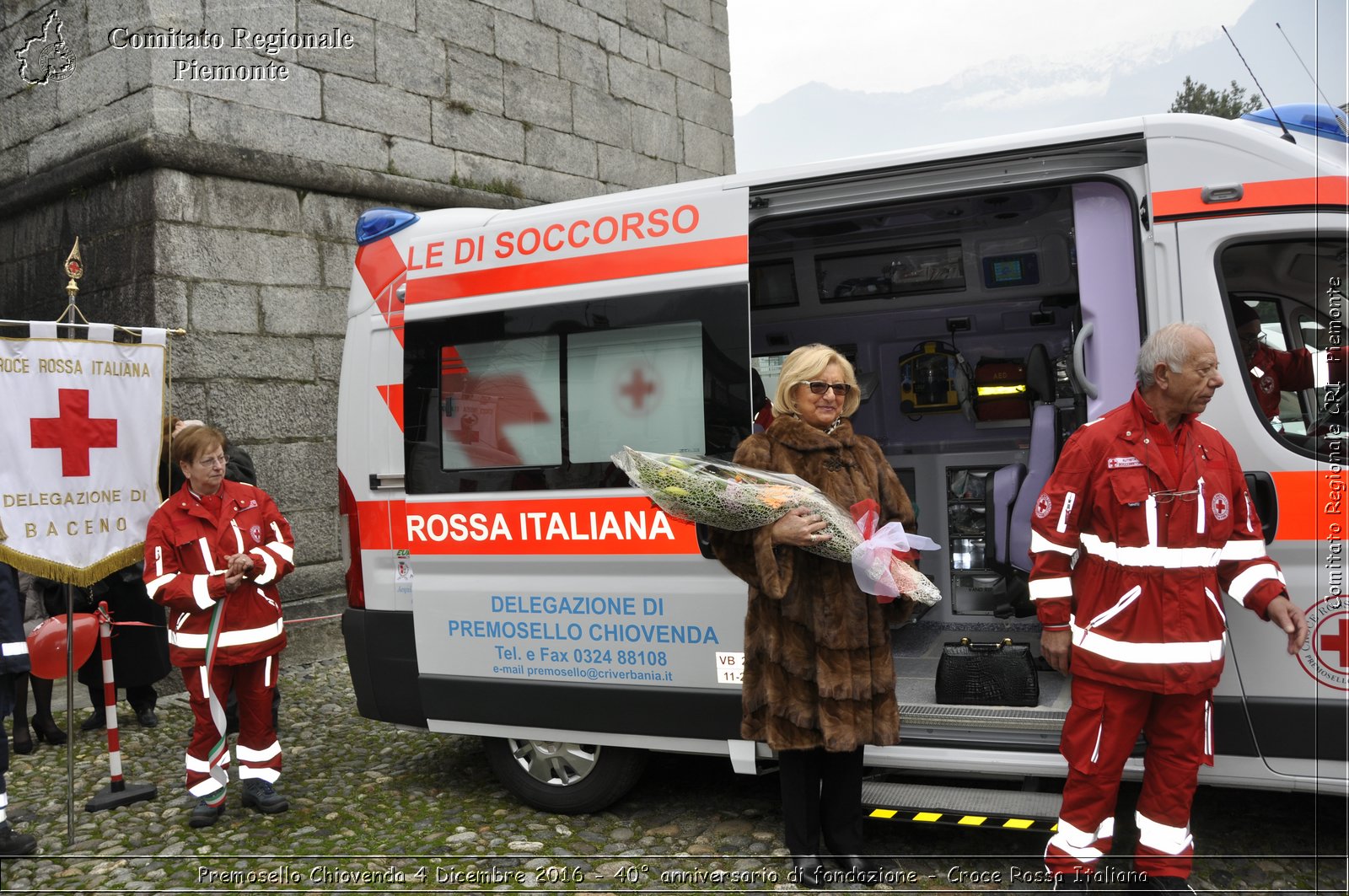 Premosello Chiovenda 4 Dicembre 2016 - 40 anniversario di fondazione - Croce Rossa Italiana- Comitato Regionale del Piemonte