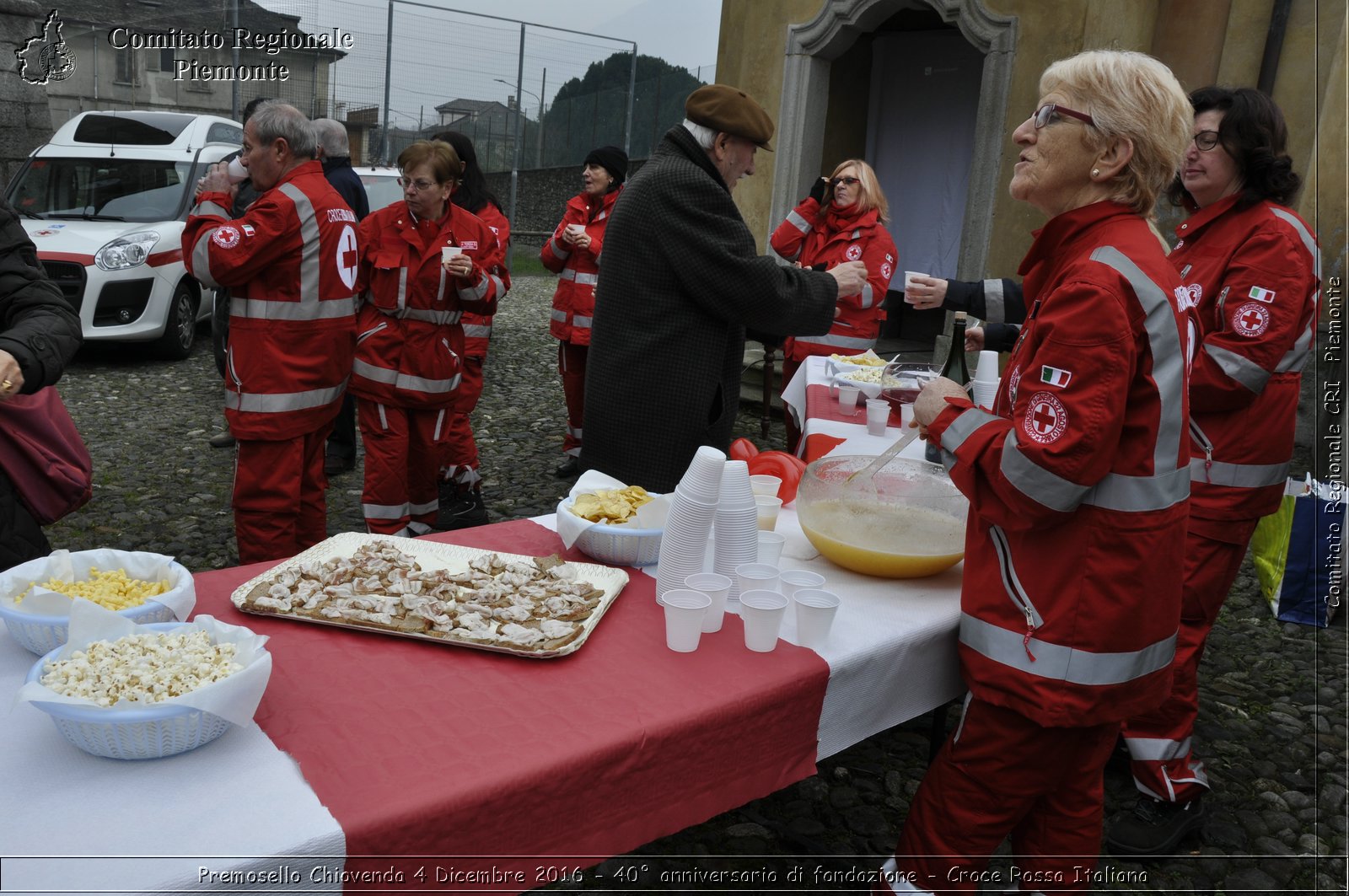 Premosello Chiovenda 4 Dicembre 2016 - 40 anniversario di fondazione - Croce Rossa Italiana- Comitato Regionale del Piemonte