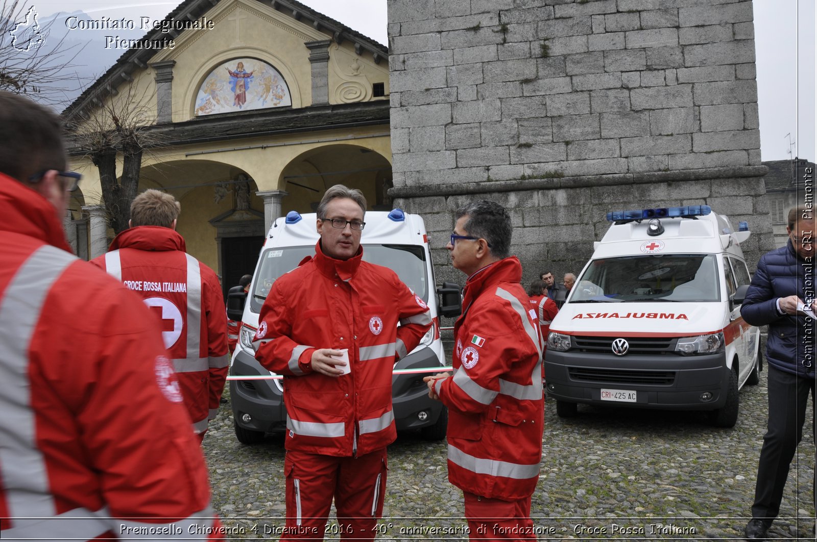 Premosello Chiovenda 4 Dicembre 2016 - 40 anniversario di fondazione - Croce Rossa Italiana- Comitato Regionale del Piemonte