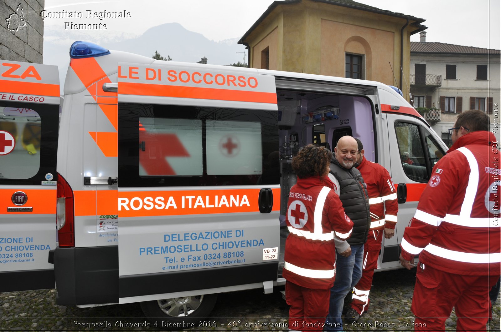 Premosello Chiovenda 4 Dicembre 2016 - 40 anniversario di fondazione - Croce Rossa Italiana- Comitato Regionale del Piemonte