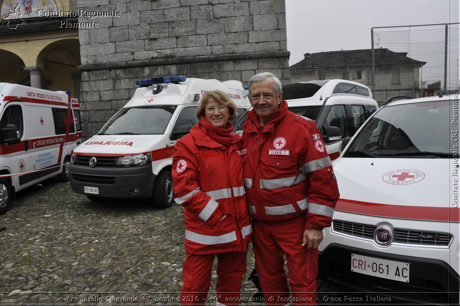 Premosello Chiovenda 4 Dicembre 2016 - 40 anniversario di fondazione - Croce Rossa Italiana- Comitato Regionale del Piemonte