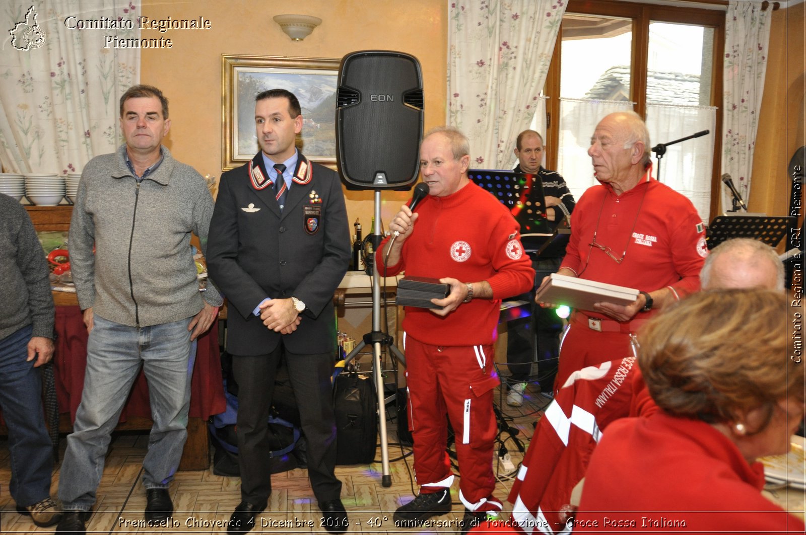 Premosello Chiovenda 4 Dicembre 2016 - 40 anniversario di fondazione - Croce Rossa Italiana- Comitato Regionale del Piemonte