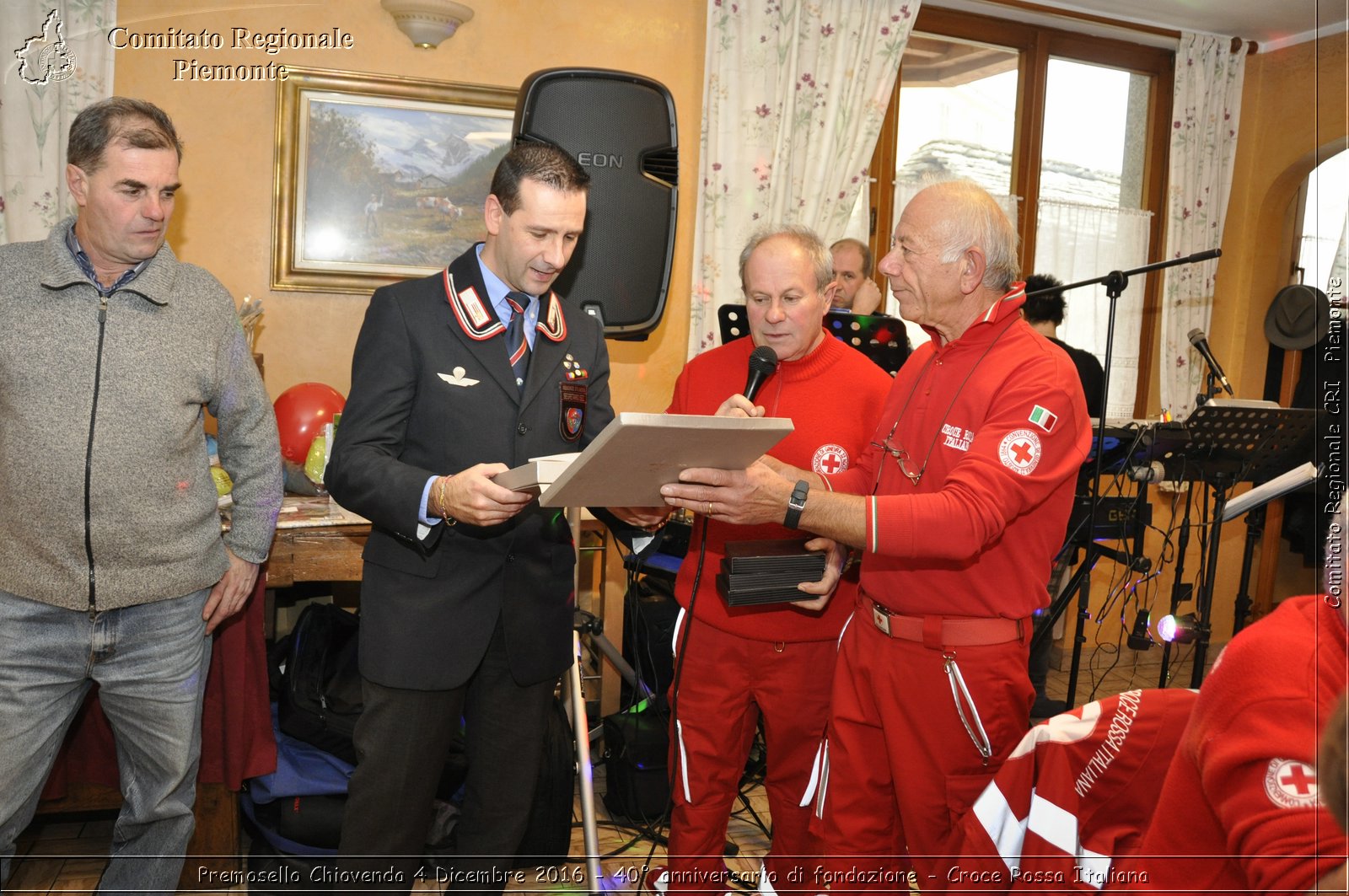 Premosello Chiovenda 4 Dicembre 2016 - 40 anniversario di fondazione - Croce Rossa Italiana- Comitato Regionale del Piemonte