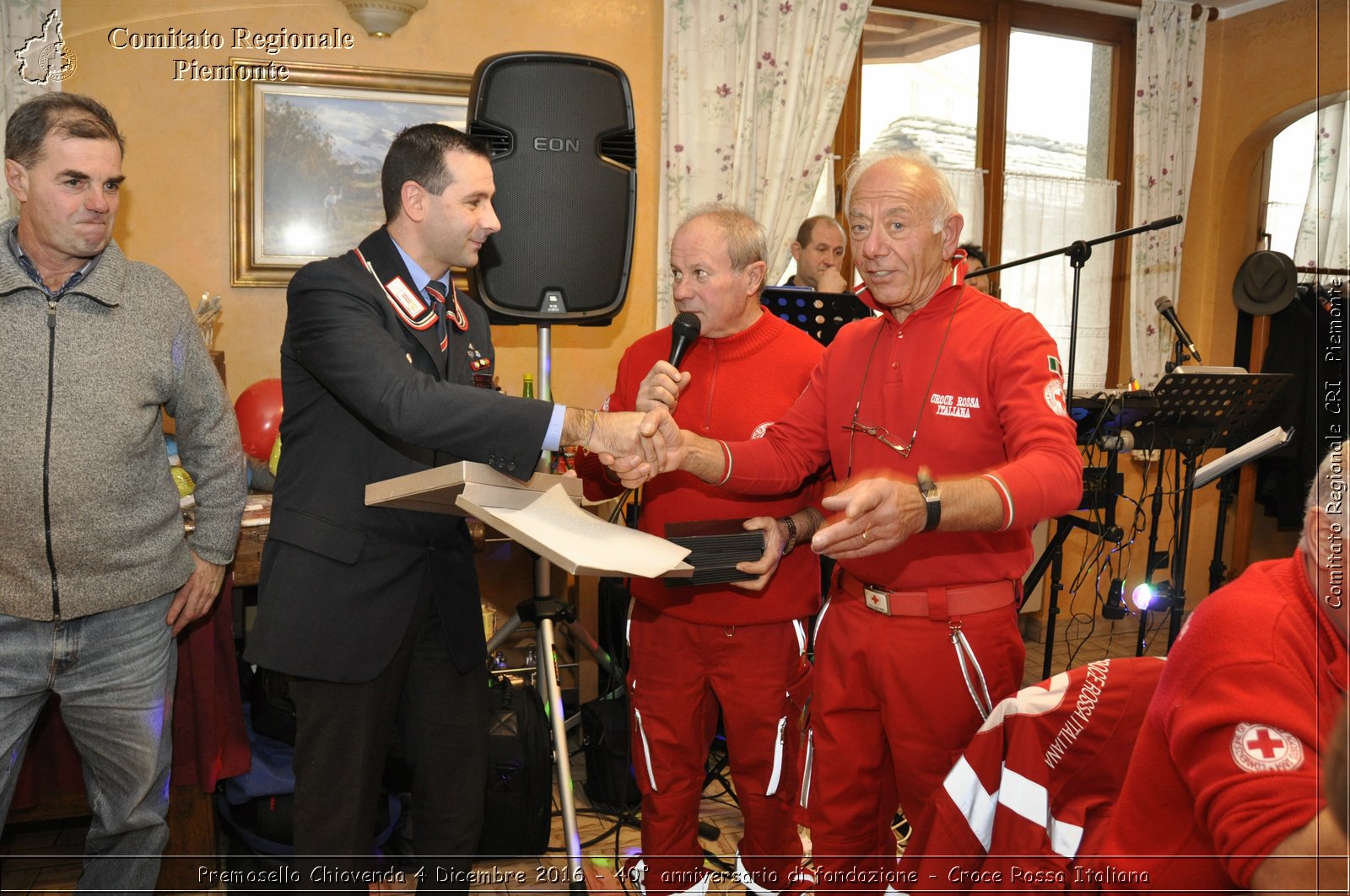 Premosello Chiovenda 4 Dicembre 2016 - 40 anniversario di fondazione - Croce Rossa Italiana- Comitato Regionale del Piemonte