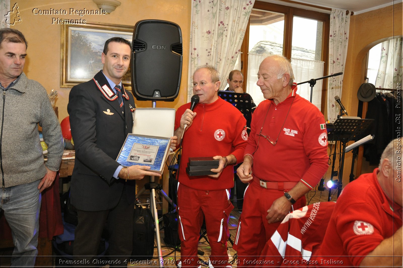 Premosello Chiovenda 4 Dicembre 2016 - 40 anniversario di fondazione - Croce Rossa Italiana- Comitato Regionale del Piemonte