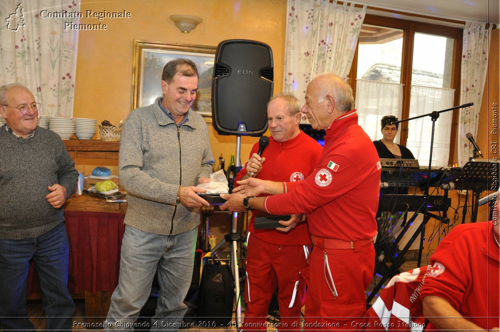 Premosello Chiovenda 4 Dicembre 2016 - 40 anniversario di fondazione - Croce Rossa Italiana- Comitato Regionale del Piemonte