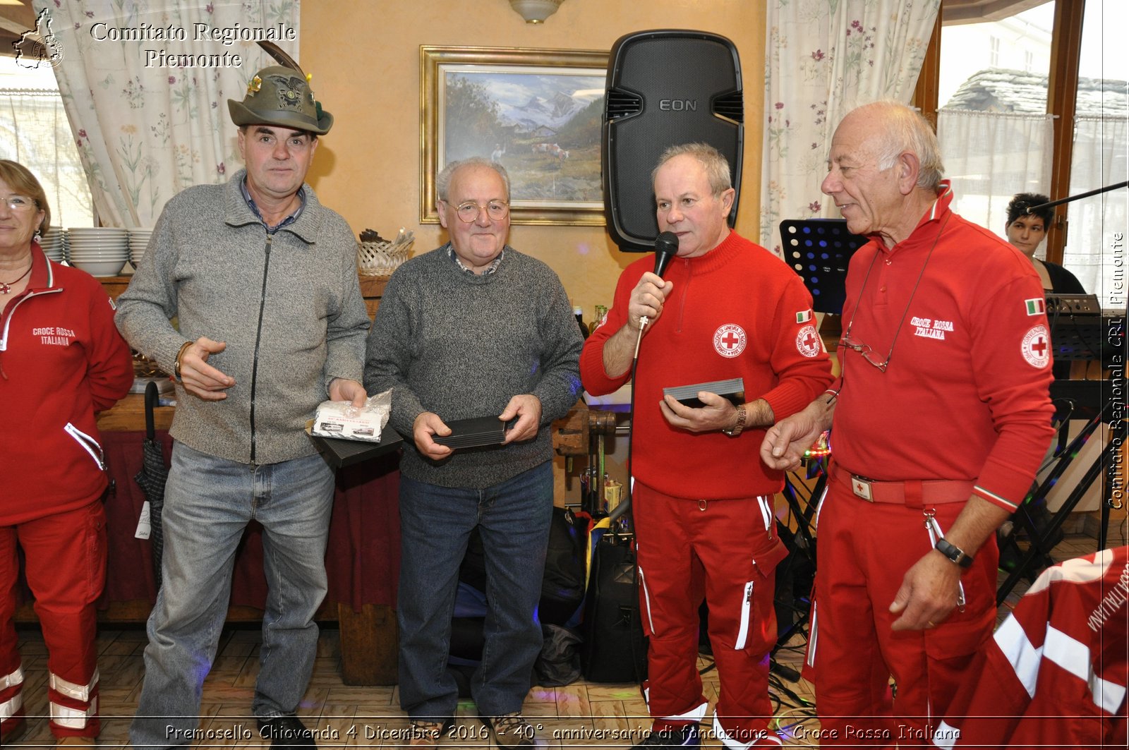 Premosello Chiovenda 4 Dicembre 2016 - 40 anniversario di fondazione - Croce Rossa Italiana- Comitato Regionale del Piemonte