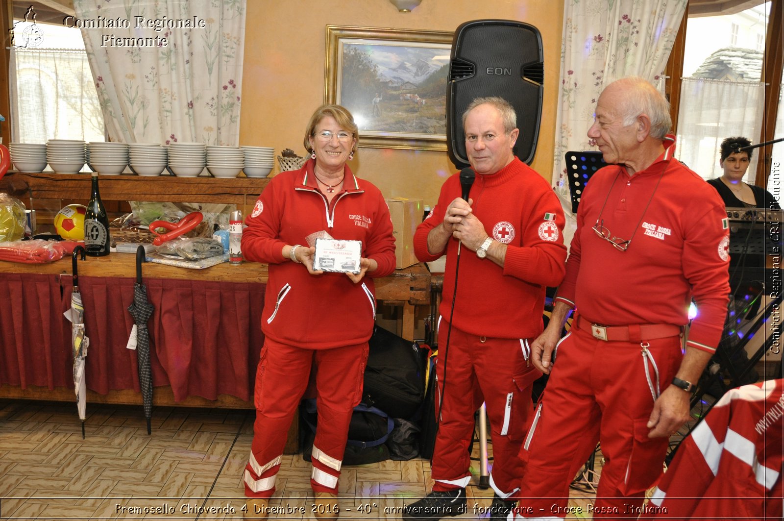 Premosello Chiovenda 4 Dicembre 2016 - 40 anniversario di fondazione - Croce Rossa Italiana- Comitato Regionale del Piemonte