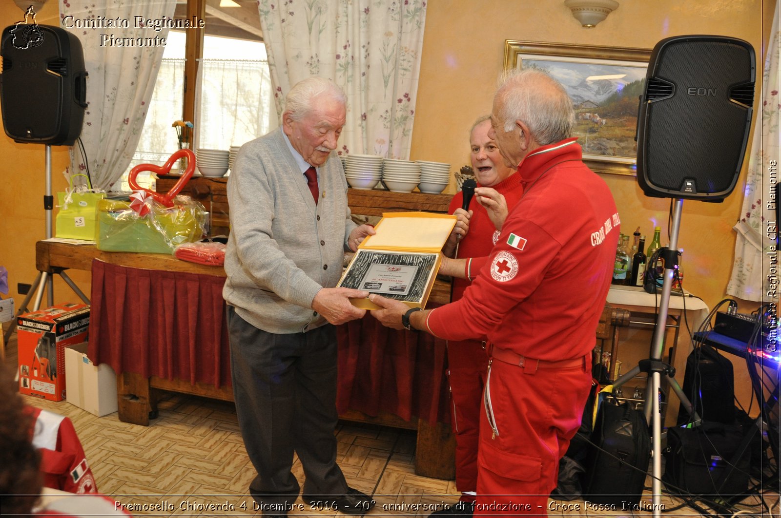 Premosello Chiovenda 4 Dicembre 2016 - 40 anniversario di fondazione - Croce Rossa Italiana- Comitato Regionale del Piemonte