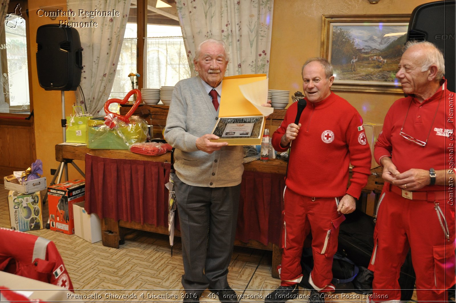 Premosello Chiovenda 4 Dicembre 2016 - 40 anniversario di fondazione - Croce Rossa Italiana- Comitato Regionale del Piemonte