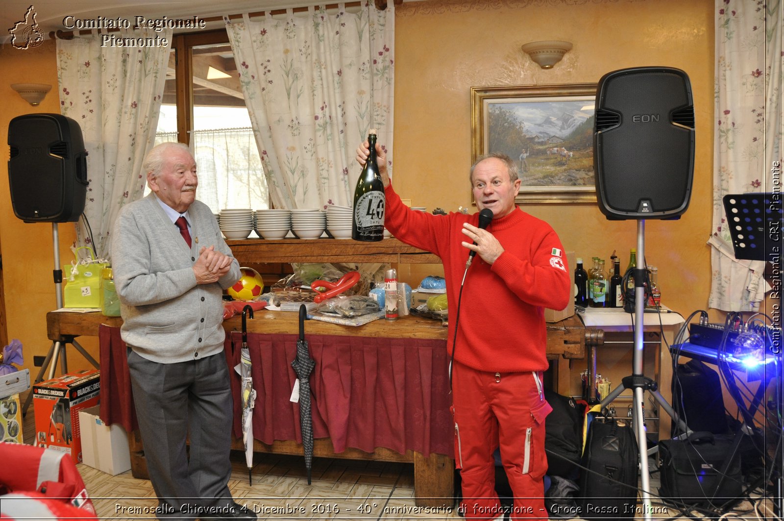 Premosello Chiovenda 4 Dicembre 2016 - 40 anniversario di fondazione - Croce Rossa Italiana- Comitato Regionale del Piemonte