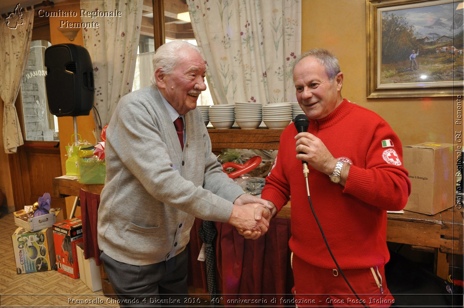 Premosello Chiovenda 4 Dicembre 2016 - 40 anniversario di fondazione - Croce Rossa Italiana- Comitato Regionale del Piemonte