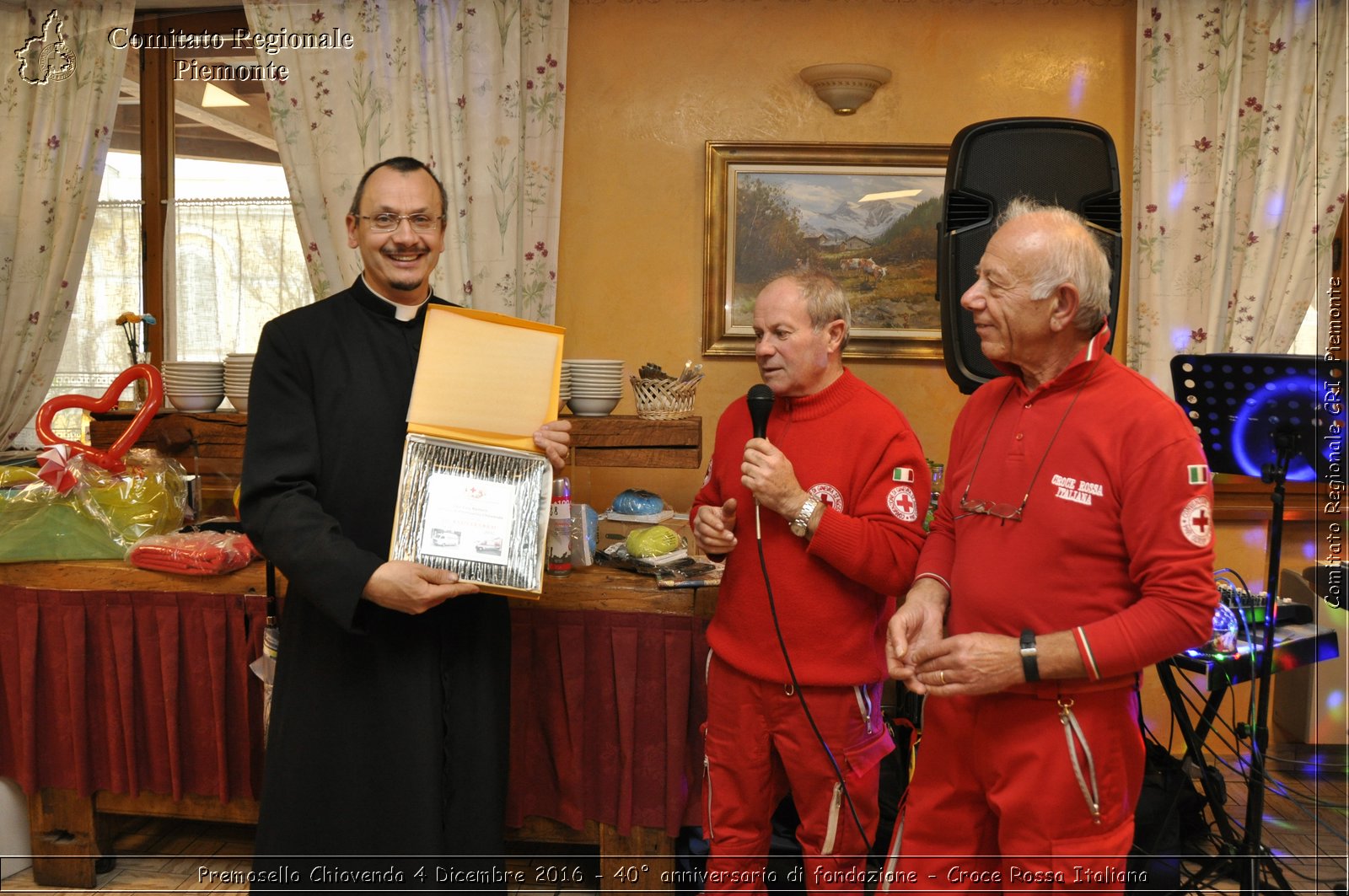 Premosello Chiovenda 4 Dicembre 2016 - 40 anniversario di fondazione - Croce Rossa Italiana- Comitato Regionale del Piemonte