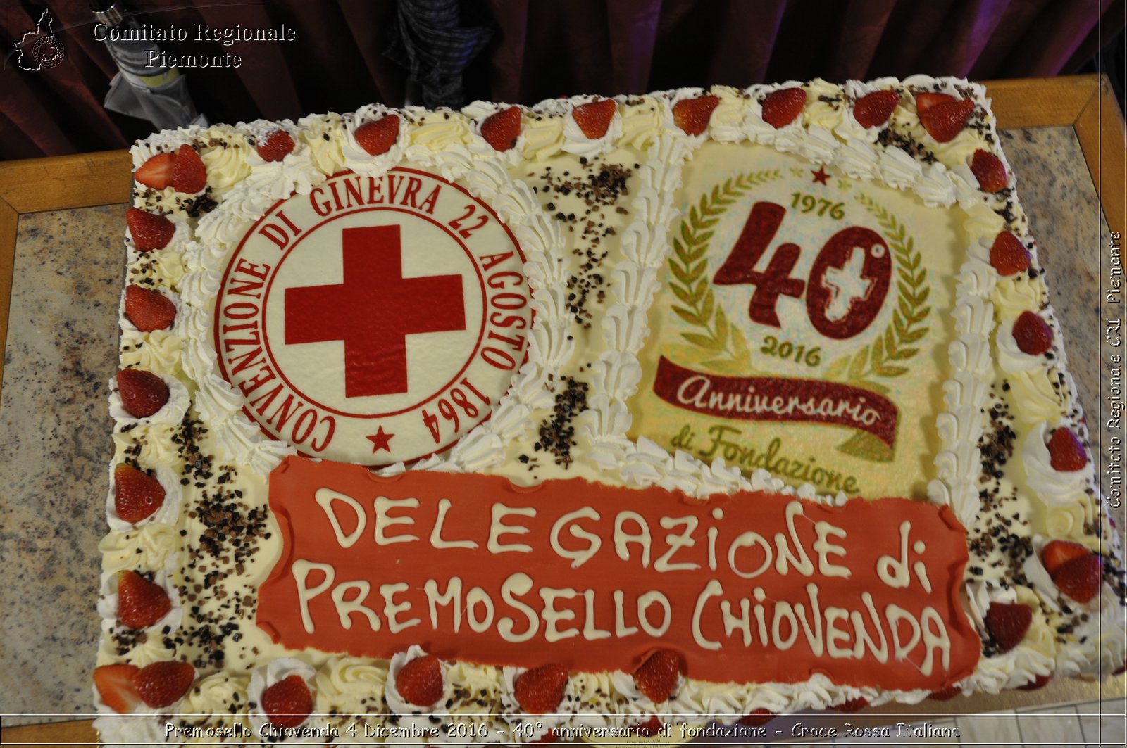 Premosello Chiovenda 4 Dicembre 2016 - 40 anniversario di fondazione - Croce Rossa Italiana- Comitato Regionale del Piemonte