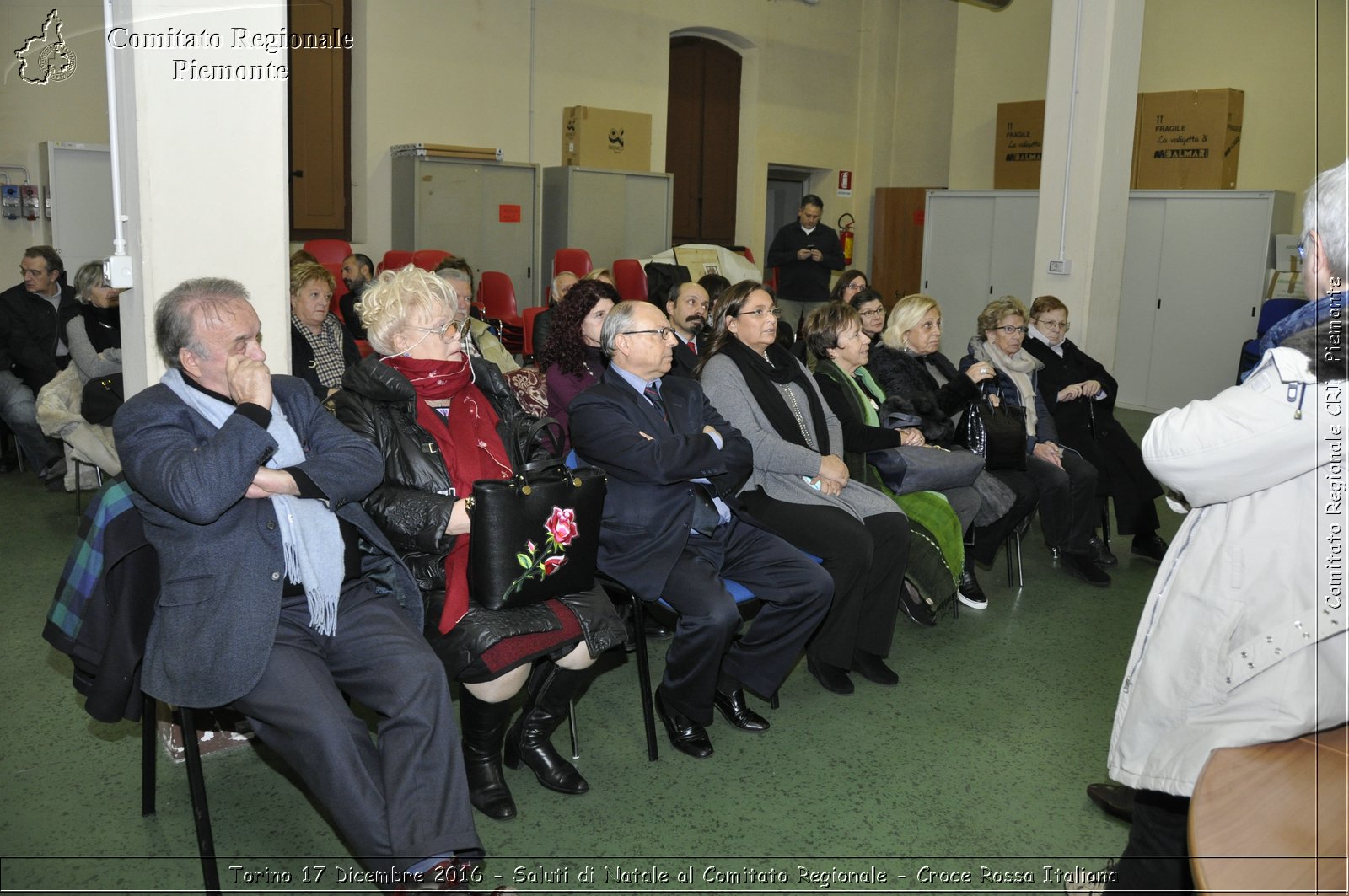 Torino 17 Dicembre 2016 - Saluti di Natale al Comitato Regionale - Croce Rossa Italiana- Comitato Regionale del Piemonte