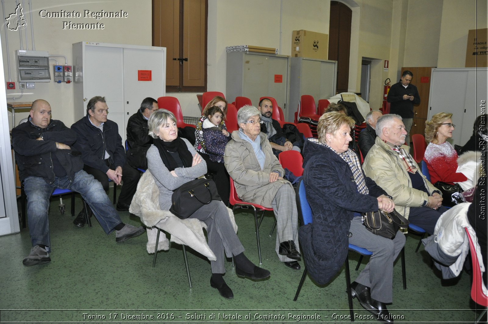 Torino 17 Dicembre 2016 - Saluti di Natale al Comitato Regionale - Croce Rossa Italiana- Comitato Regionale del Piemonte