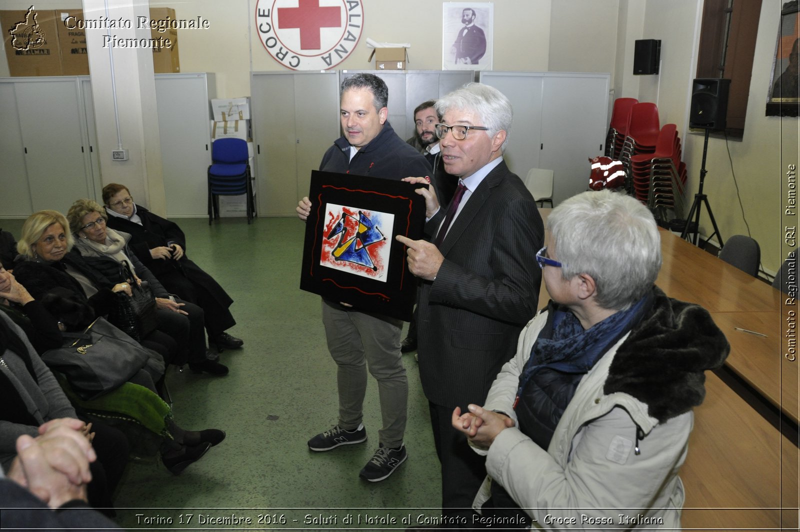 Torino 17 Dicembre 2016 - Saluti di Natale al Comitato Regionale - Croce Rossa Italiana- Comitato Regionale del Piemonte