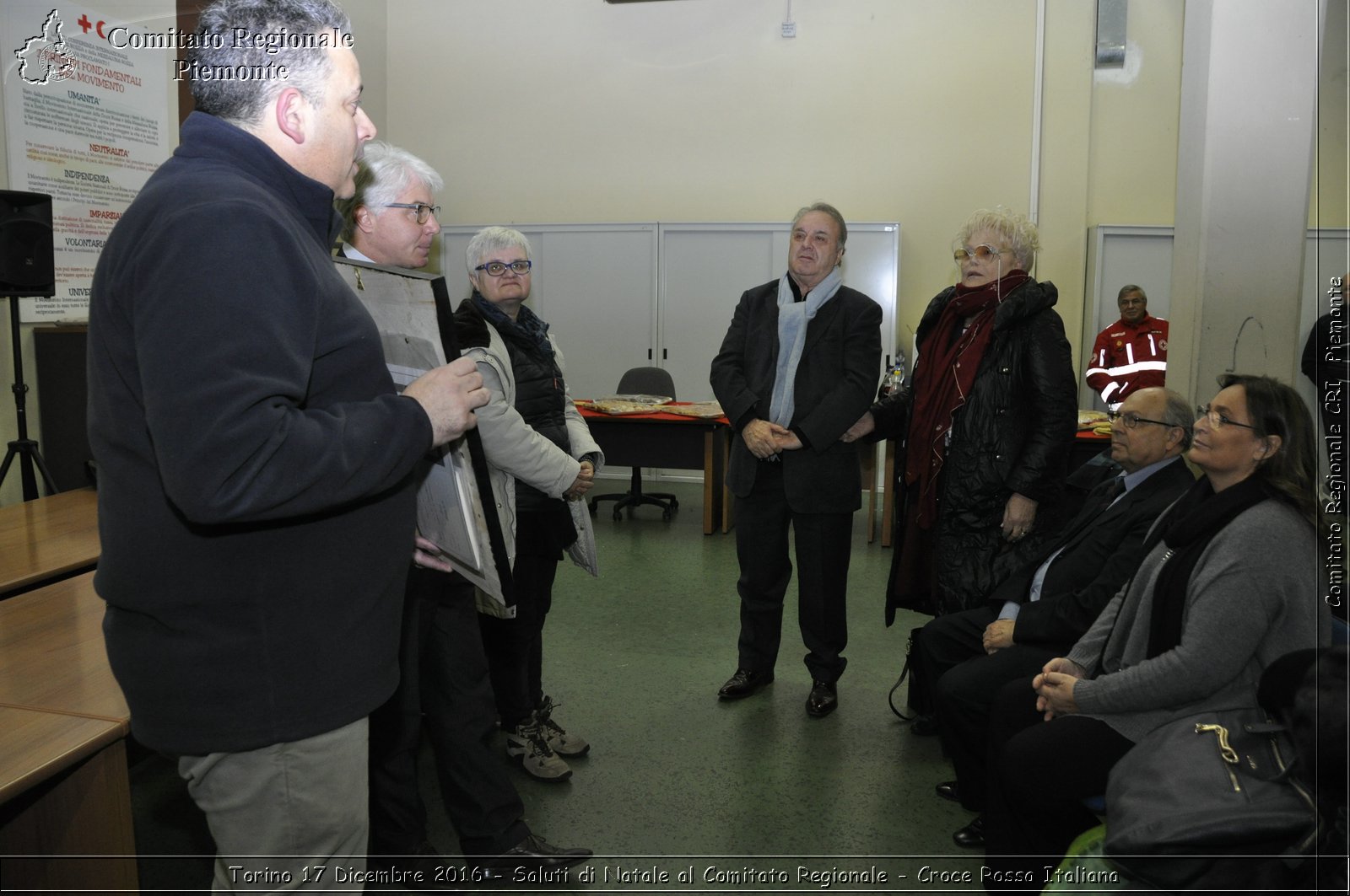 Torino 17 Dicembre 2016 - Saluti di Natale al Comitato Regionale - Croce Rossa Italiana- Comitato Regionale del Piemonte