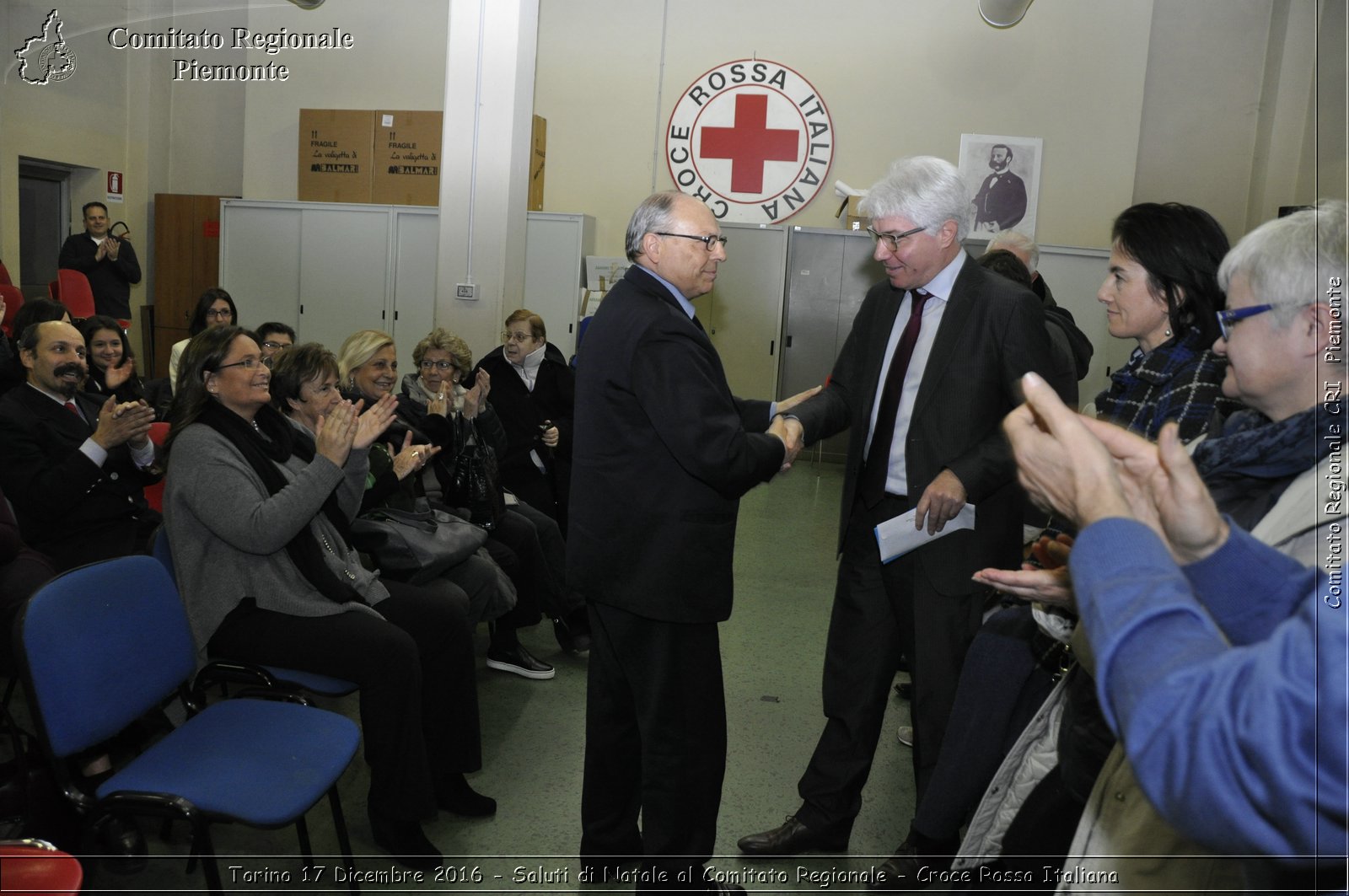 Torino 17 Dicembre 2016 - Saluti di Natale al Comitato Regionale - Croce Rossa Italiana- Comitato Regionale del Piemonte