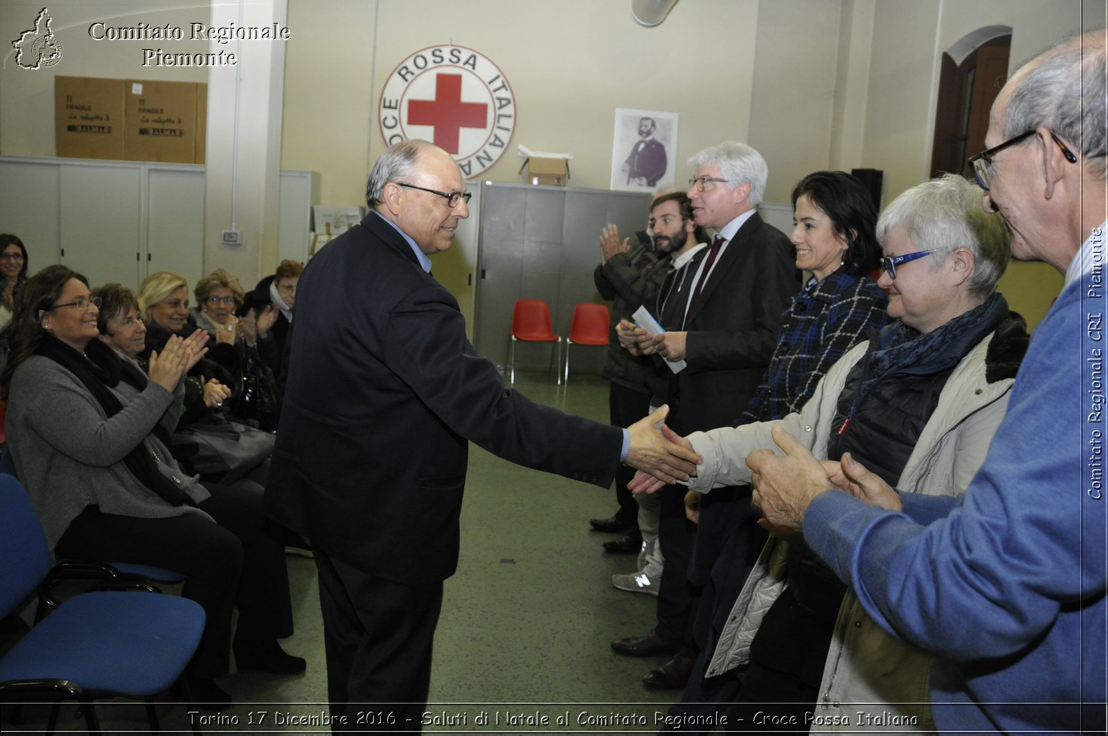 Torino 17 Dicembre 2016 - Saluti di Natale al Comitato Regionale - Croce Rossa Italiana- Comitato Regionale del Piemonte