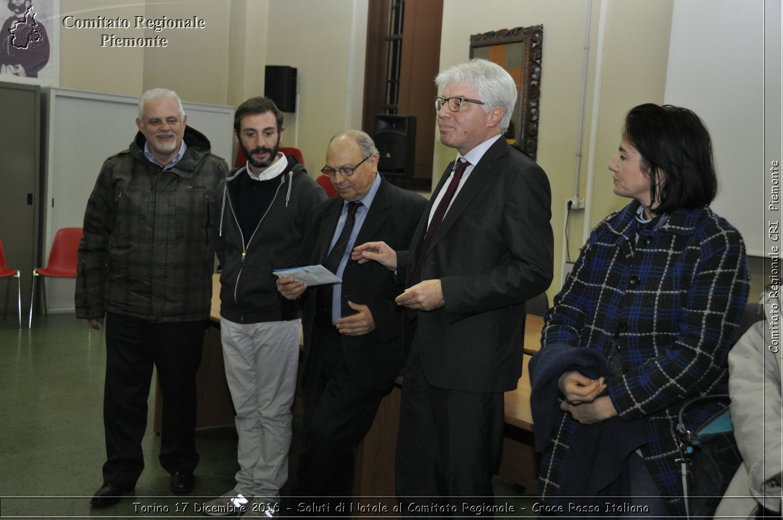 Torino 17 Dicembre 2016 - Saluti di Natale al Comitato Regionale - Croce Rossa Italiana- Comitato Regionale del Piemonte