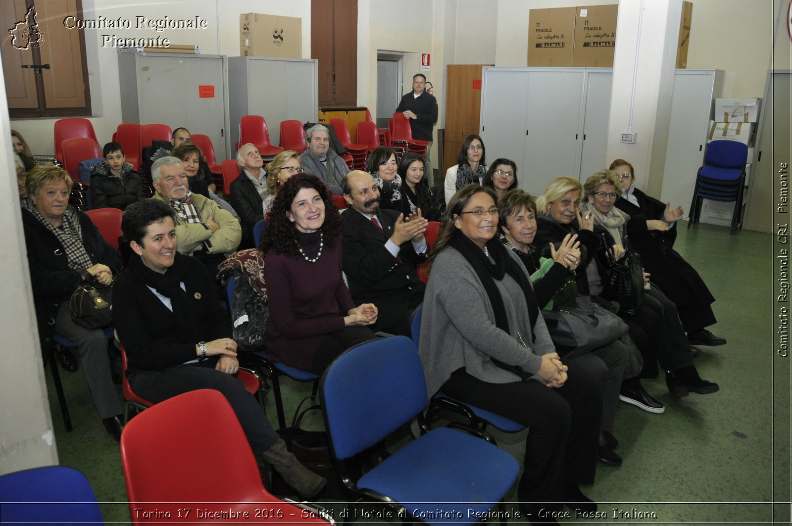 Torino 17 Dicembre 2016 - Saluti di Natale al Comitato Regionale - Croce Rossa Italiana- Comitato Regionale del Piemonte