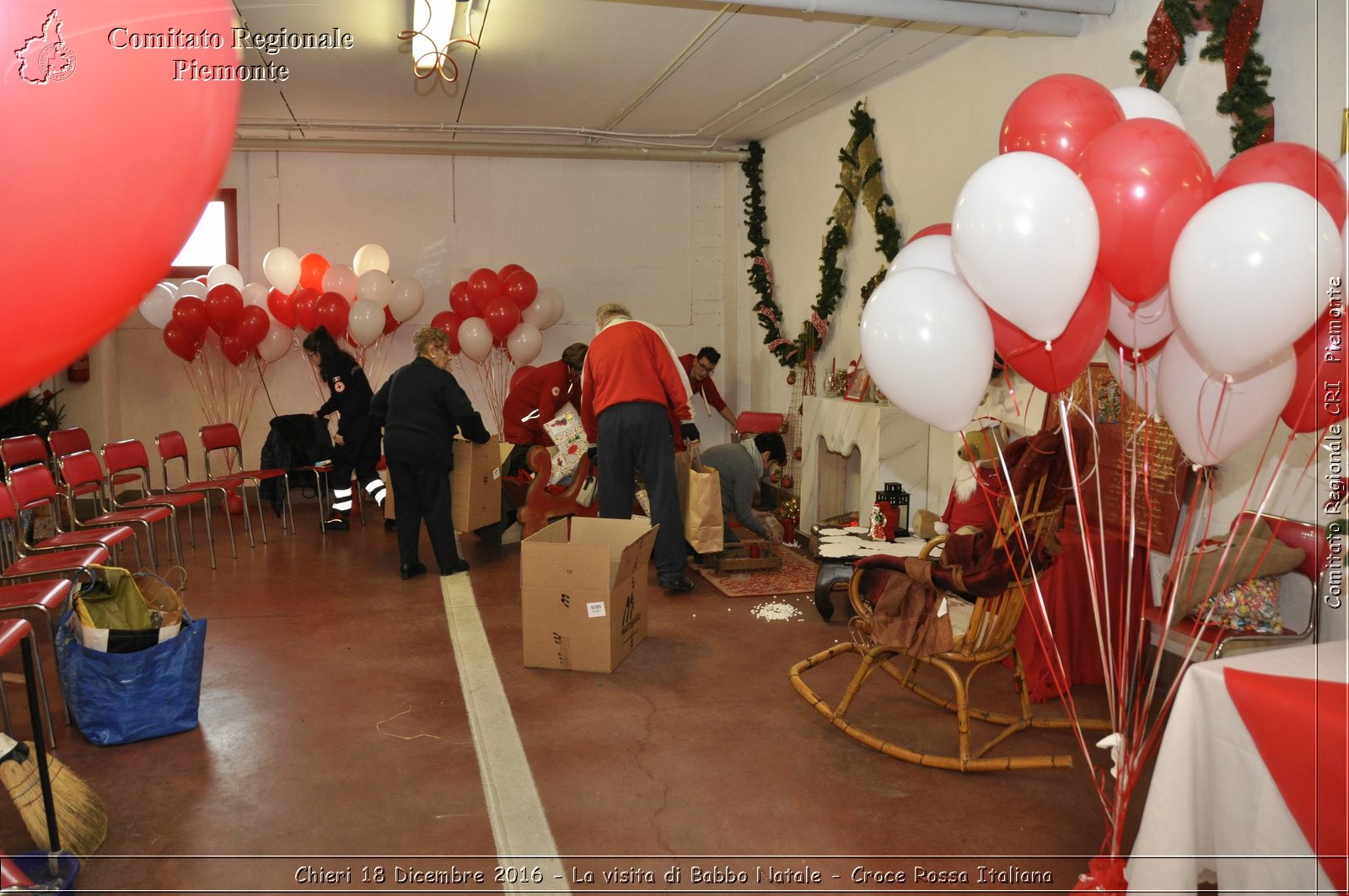 Chieri 18 Dicembre 2016 - La visita di Babbo Natale - Croce Rossa Italiana- Comitato Regionale del Piemonte