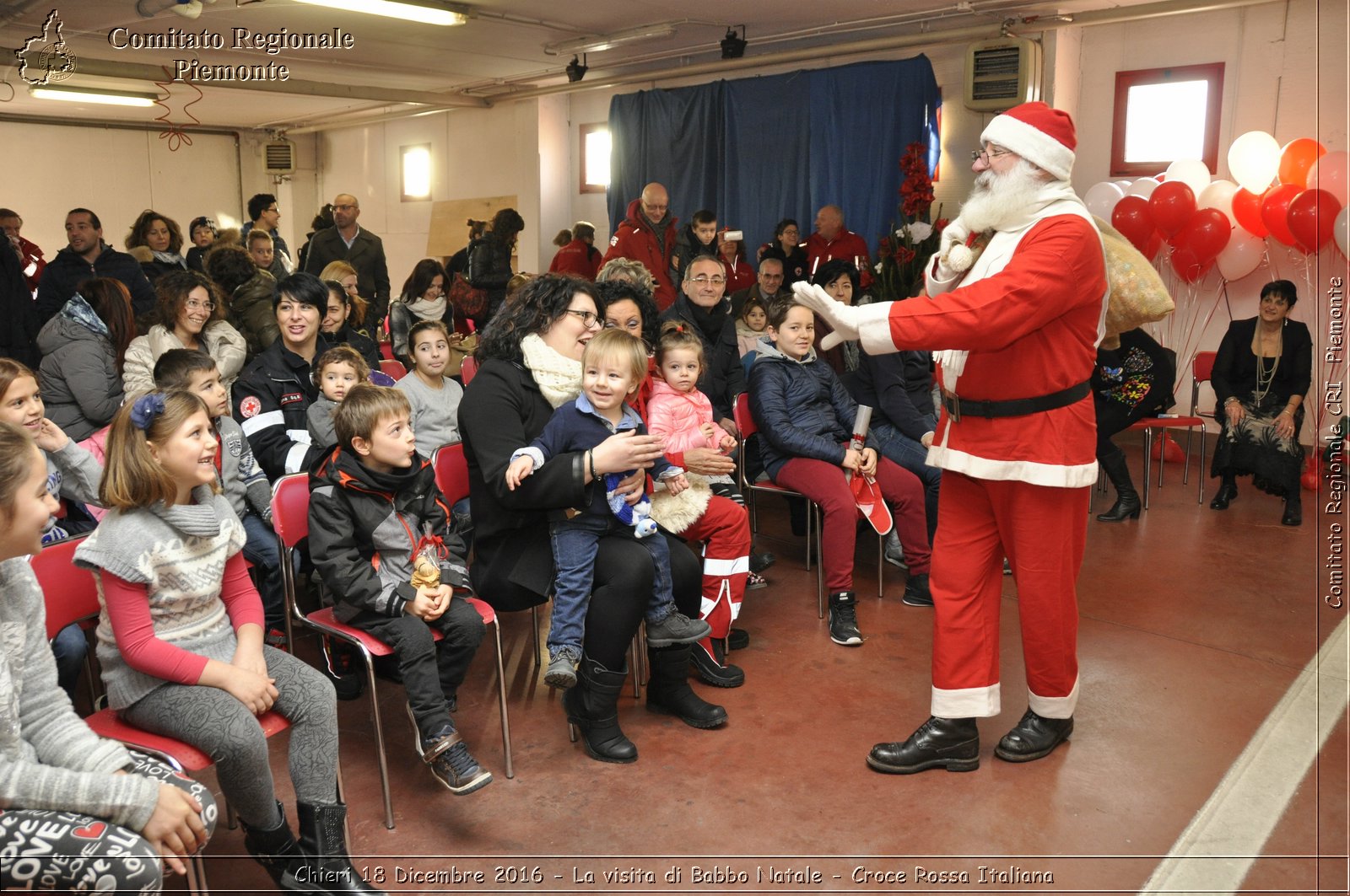 Chieri 18 Dicembre 2016 - La visita di Babbo Natale - Croce Rossa Italiana- Comitato Regionale del Piemonte