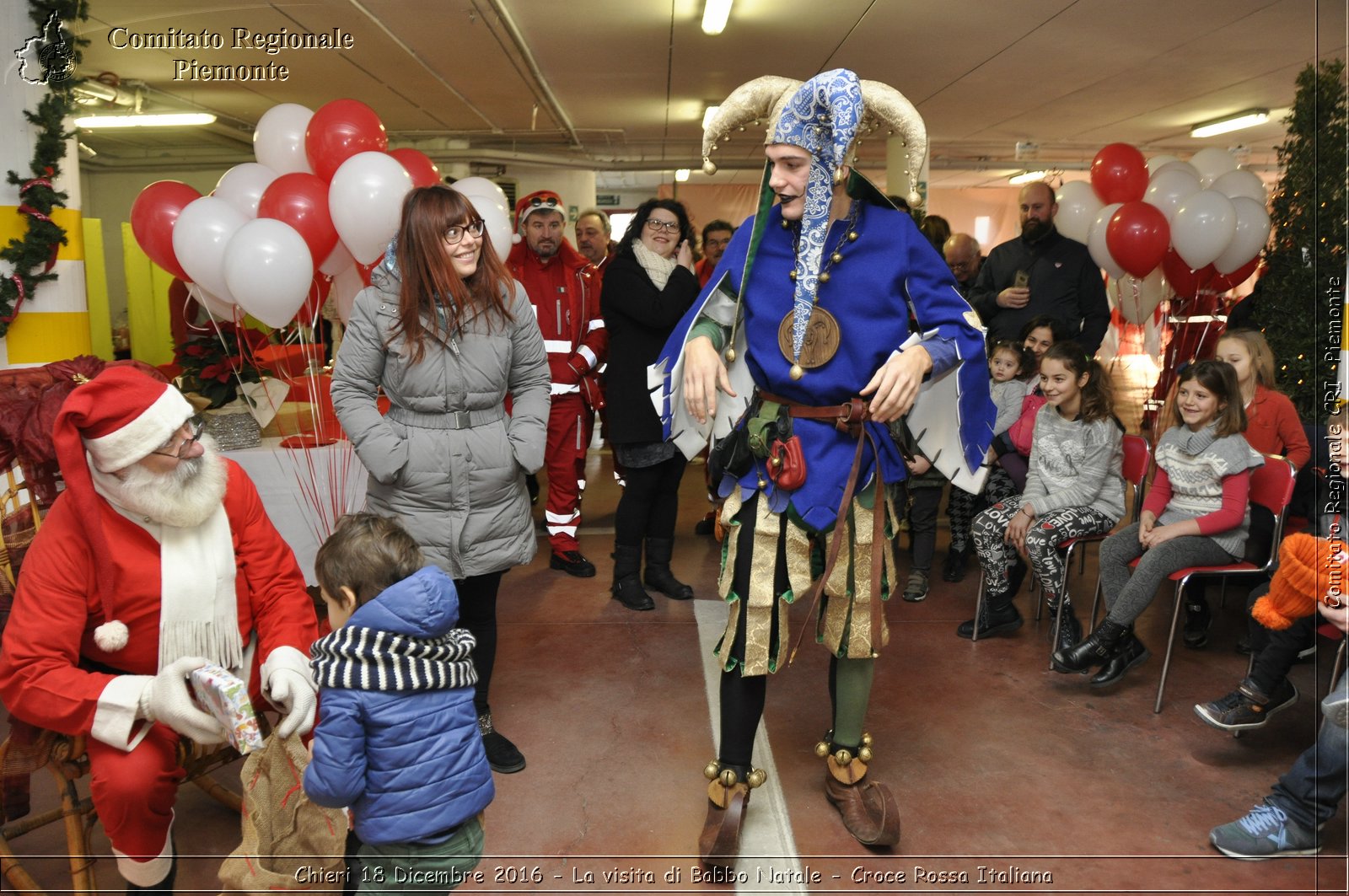 Chieri 18 Dicembre 2016 - La visita di Babbo Natale - Croce Rossa Italiana- Comitato Regionale del Piemonte