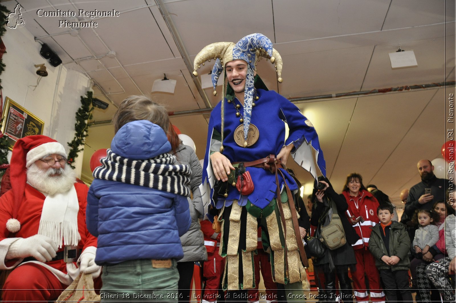 Chieri 18 Dicembre 2016 - La visita di Babbo Natale - Croce Rossa Italiana- Comitato Regionale del Piemonte