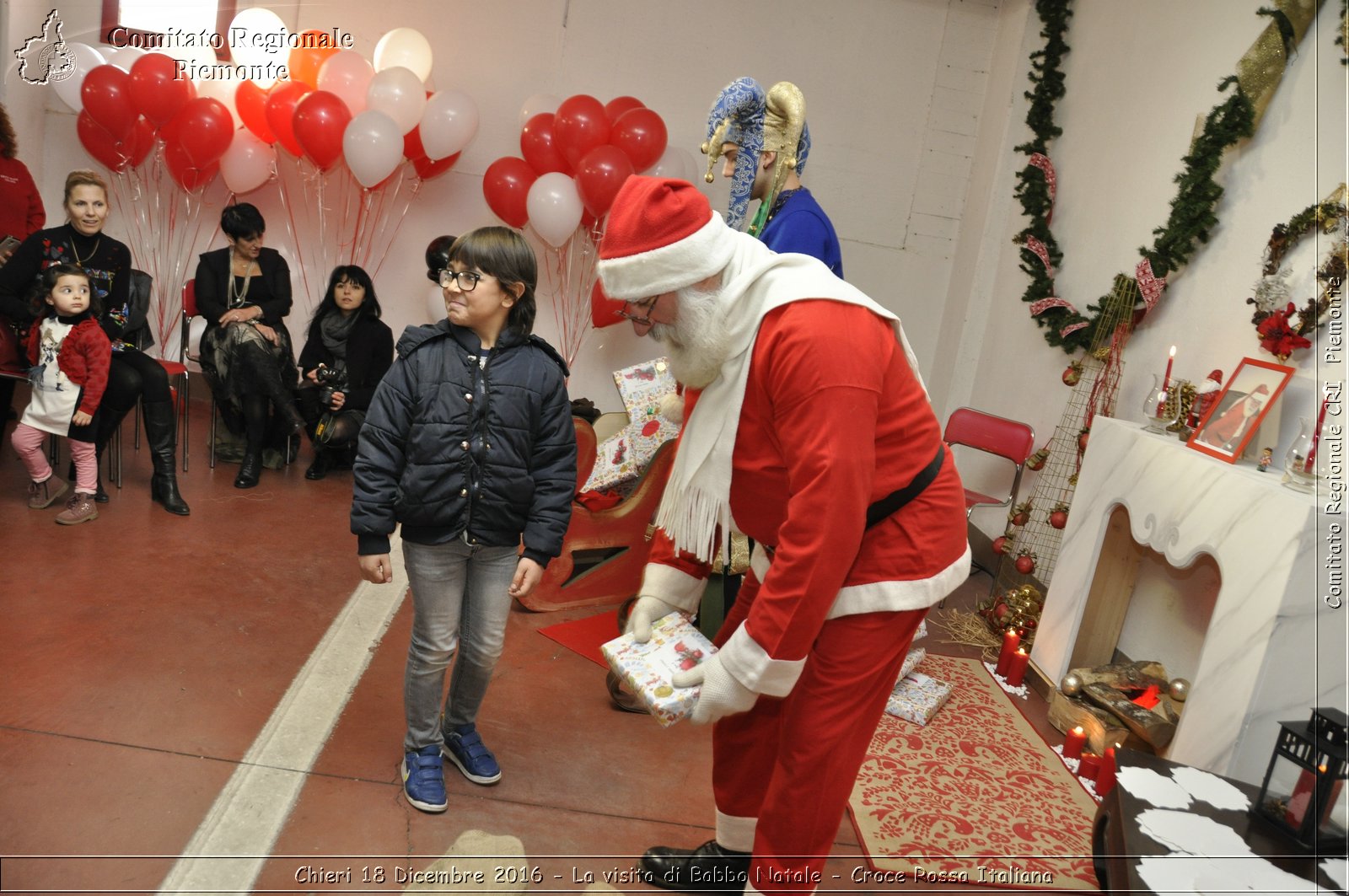 Chieri 18 Dicembre 2016 - La visita di Babbo Natale - Croce Rossa Italiana- Comitato Regionale del Piemonte