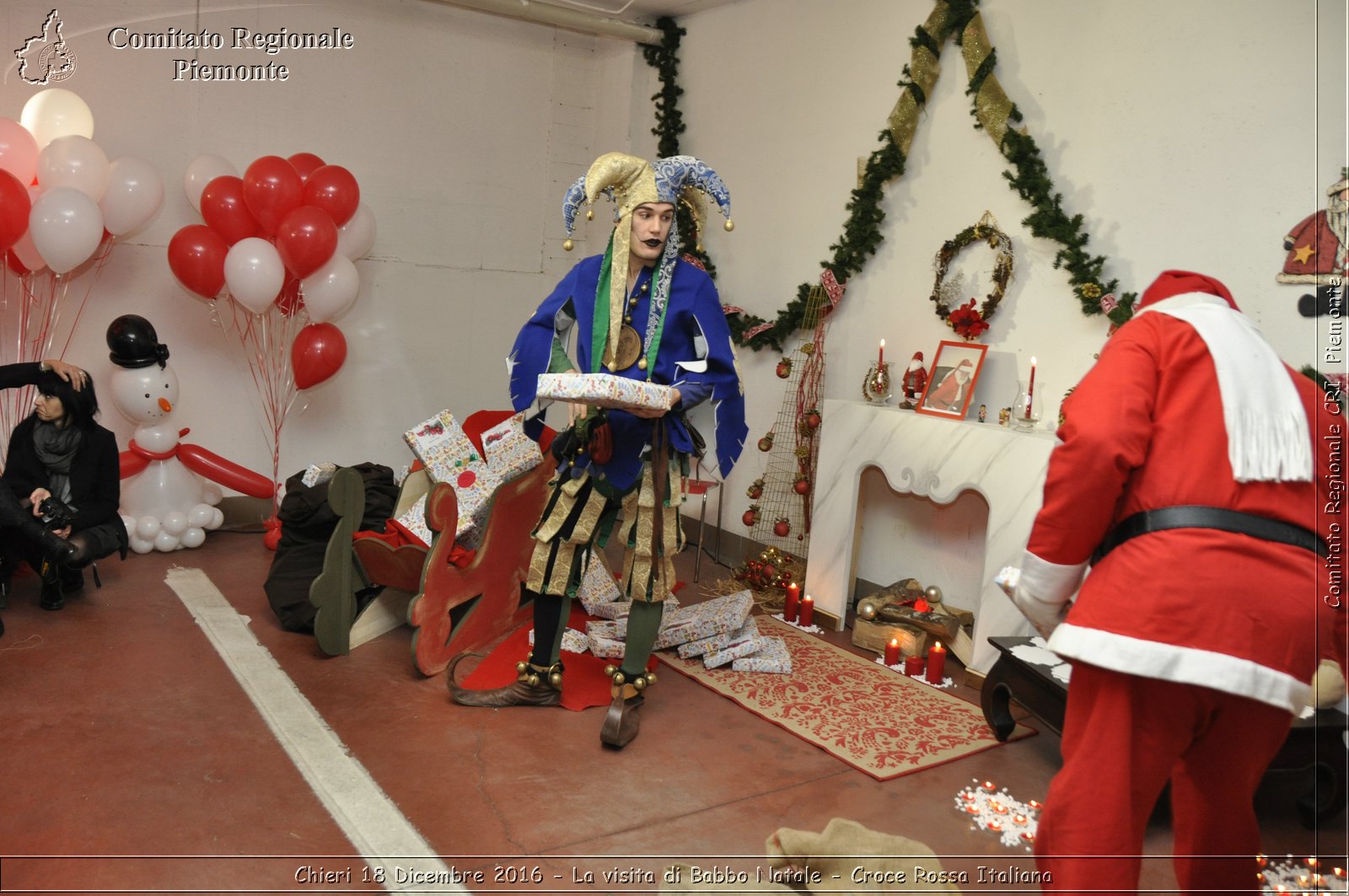 Chieri 18 Dicembre 2016 - La visita di Babbo Natale - Croce Rossa Italiana- Comitato Regionale del Piemonte