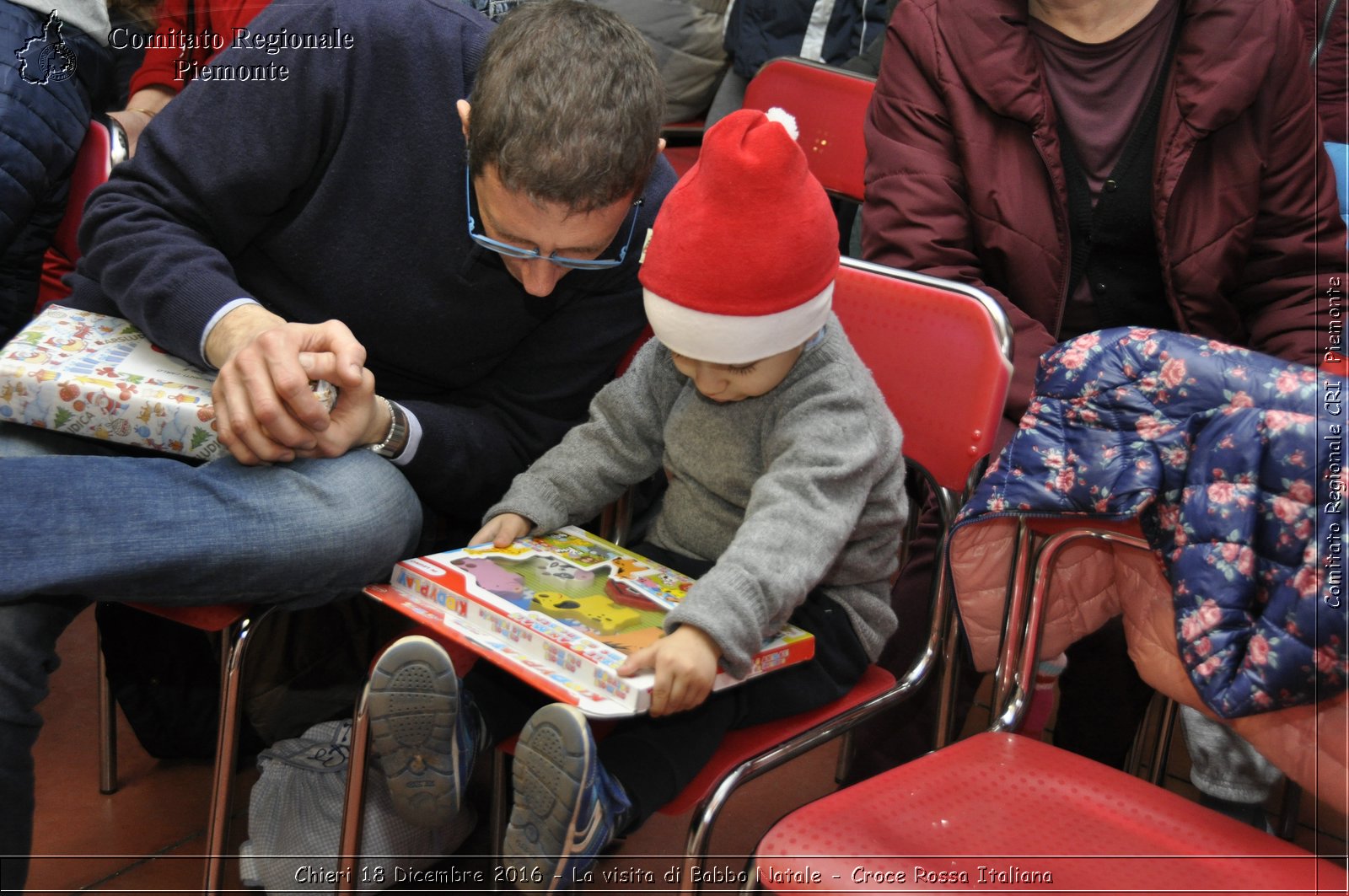 Chieri 18 Dicembre 2016 - La visita di Babbo Natale - Croce Rossa Italiana- Comitato Regionale del Piemonte