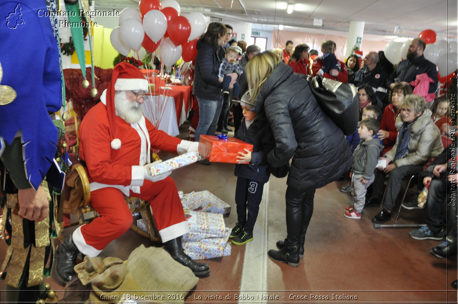 Chieri 18 Dicembre 2016 - La visita di Babbo Natale - Croce Rossa Italiana- Comitato Regionale del Piemonte