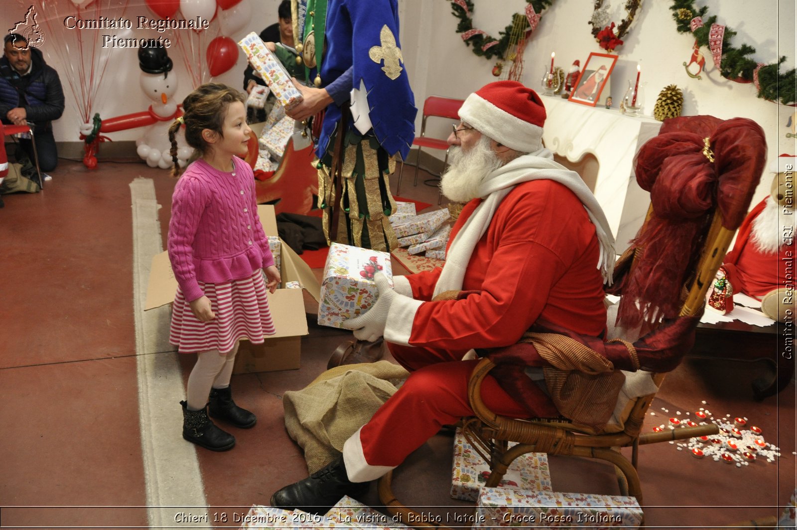 Chieri 18 Dicembre 2016 - La visita di Babbo Natale - Croce Rossa Italiana- Comitato Regionale del Piemonte