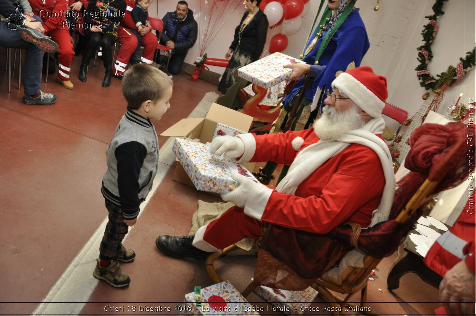 Chieri 18 Dicembre 2016 - La visita di Babbo Natale - Croce Rossa Italiana- Comitato Regionale del Piemonte