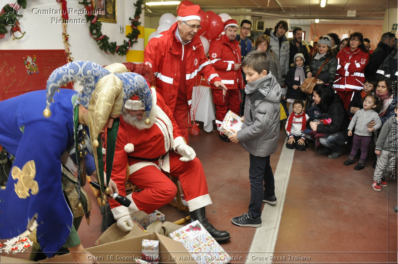 Chieri 18 Dicembre 2016 - La visita di Babbo Natale - Croce Rossa Italiana- Comitato Regionale del Piemonte