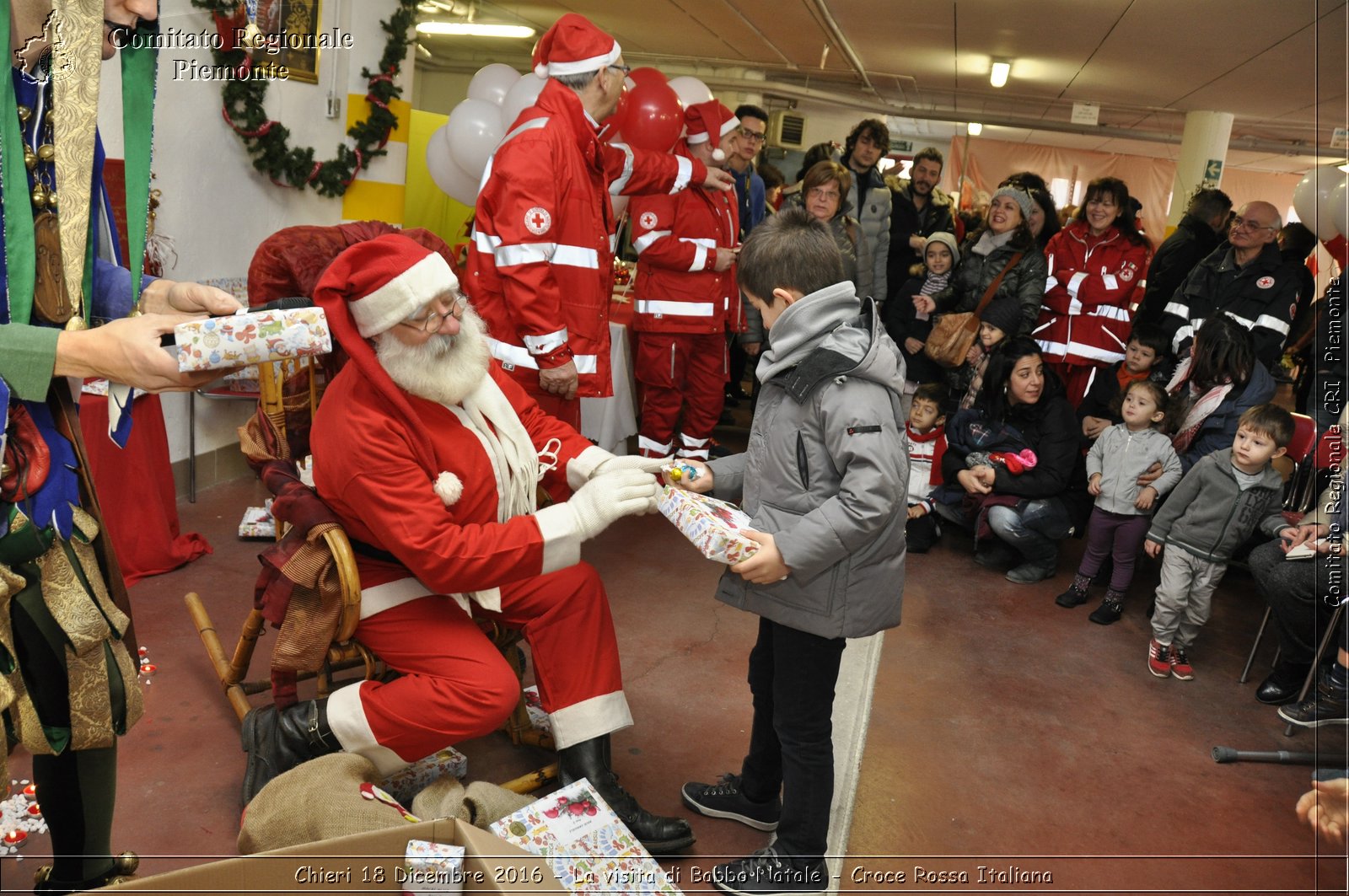 Chieri 18 Dicembre 2016 - La visita di Babbo Natale - Croce Rossa Italiana- Comitato Regionale del Piemonte