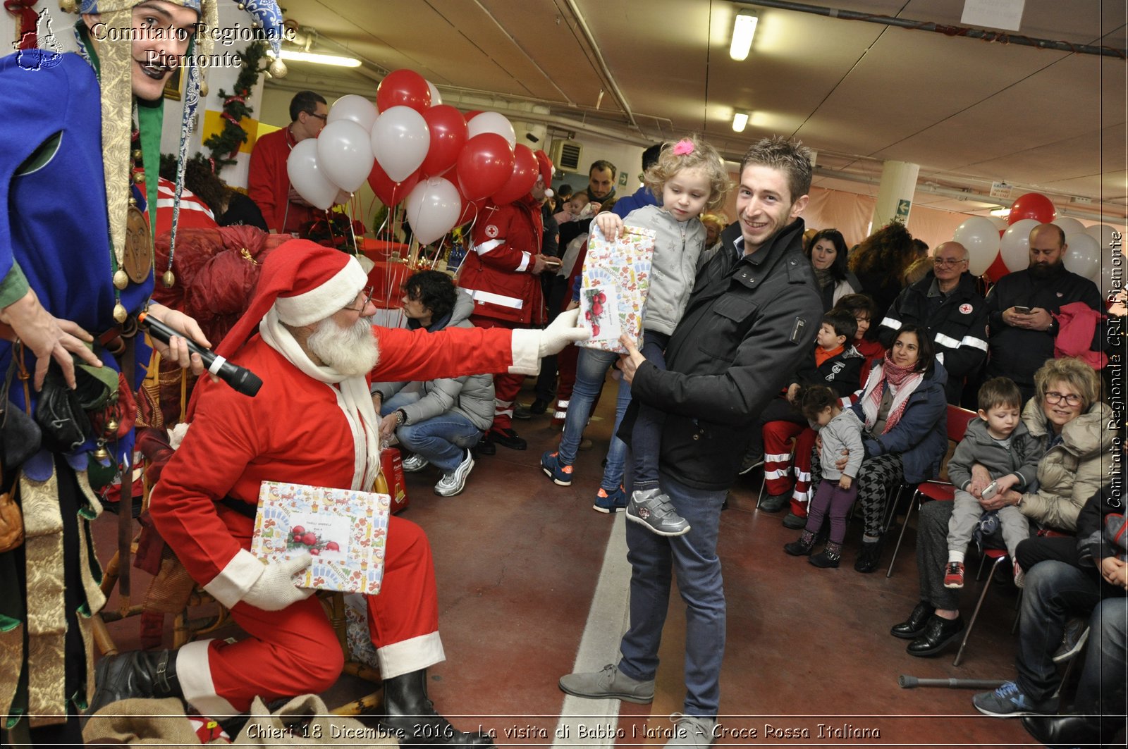 Chieri 18 Dicembre 2016 - La visita di Babbo Natale - Croce Rossa Italiana- Comitato Regionale del Piemonte