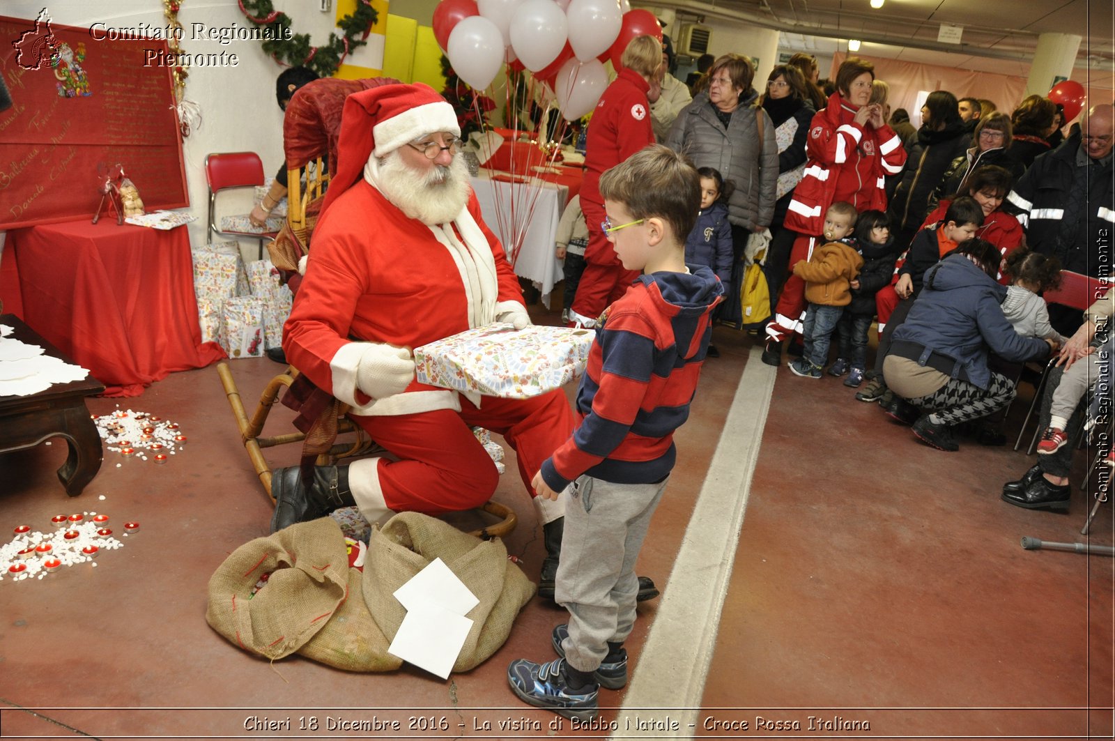 Chieri 18 Dicembre 2016 - La visita di Babbo Natale - Croce Rossa Italiana- Comitato Regionale del Piemonte