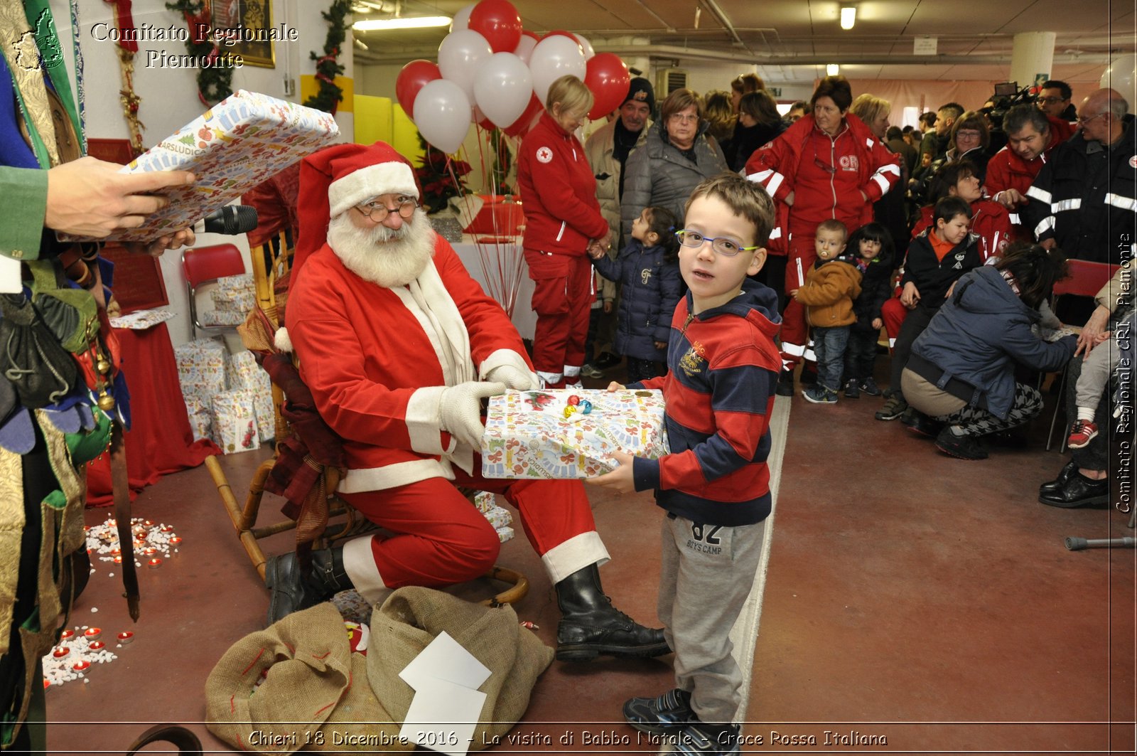 Chieri 18 Dicembre 2016 - La visita di Babbo Natale - Croce Rossa Italiana- Comitato Regionale del Piemonte