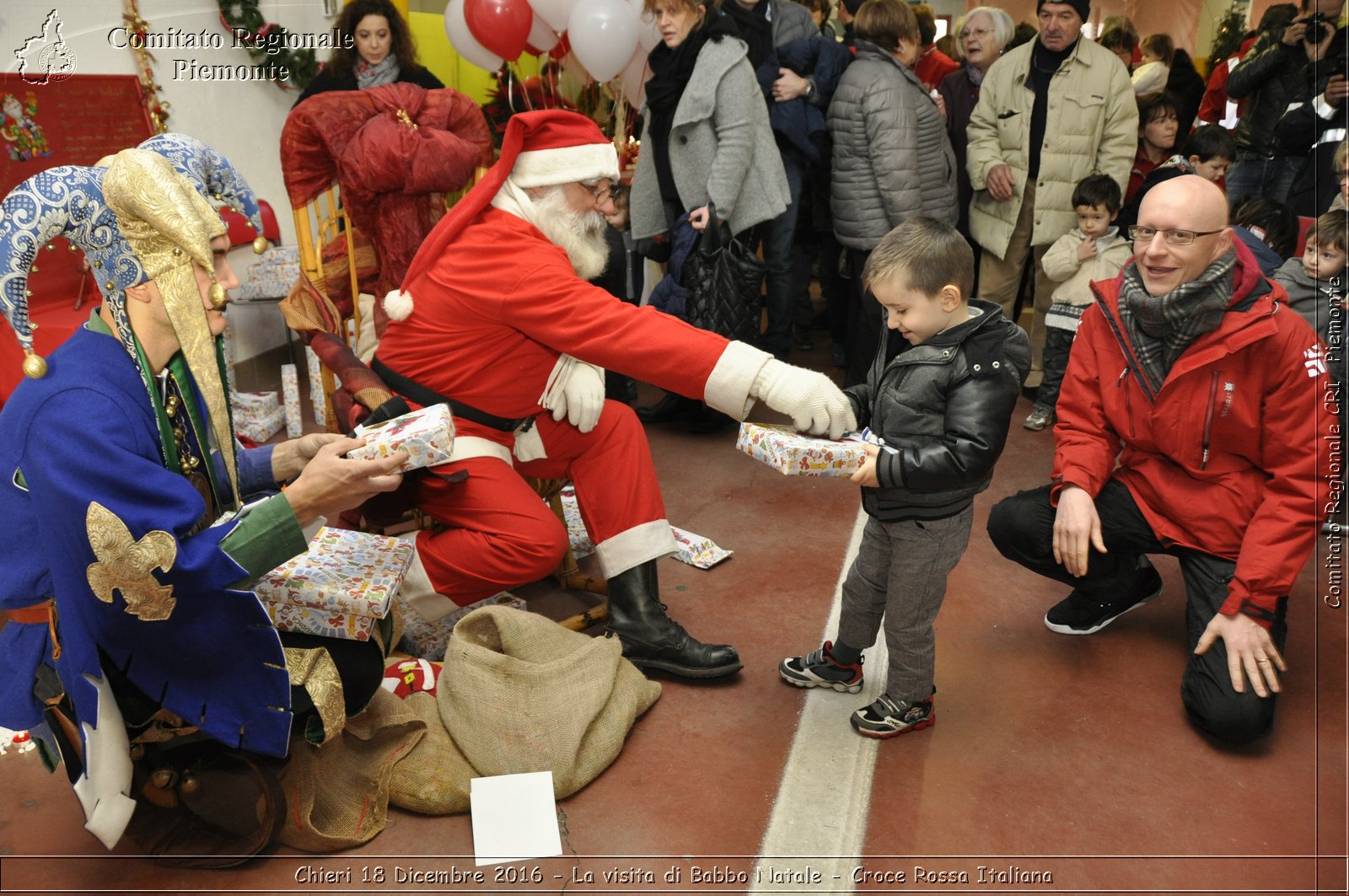 Chieri 18 Dicembre 2016 - La visita di Babbo Natale - Croce Rossa Italiana- Comitato Regionale del Piemonte