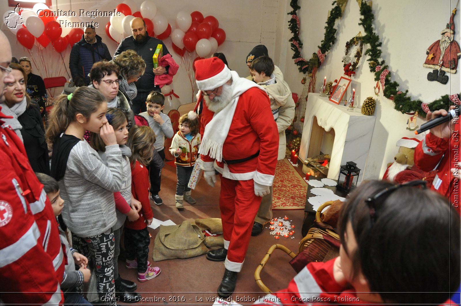 Chieri 18 Dicembre 2016 - La visita di Babbo Natale - Croce Rossa Italiana- Comitato Regionale del Piemonte